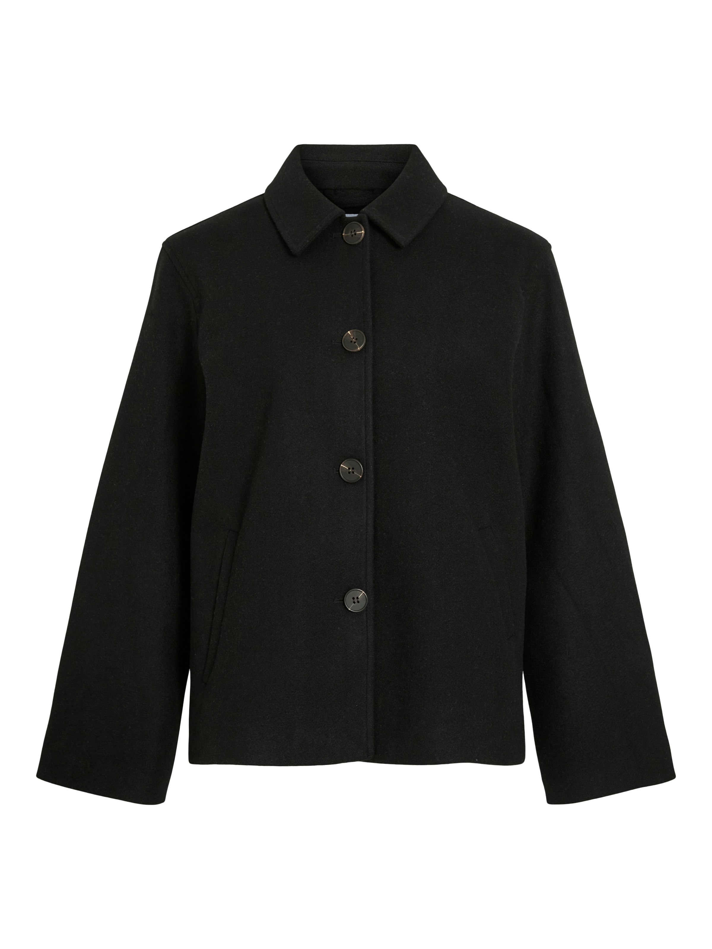 Vila Kurzjacke »VICLAUDIA L/S JACKET- NOOS« Kunstfaser