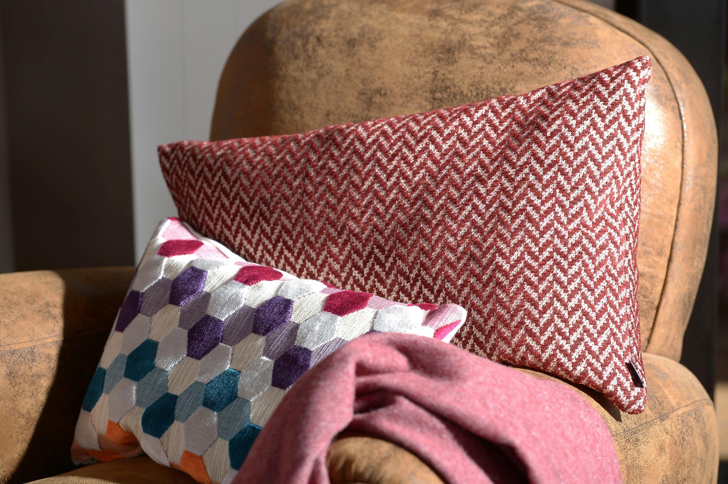 H.O.C.K. Dekokissen »Zircono« mit Ethnomuster, Kissenhülle mit Füllung, 1 Stück