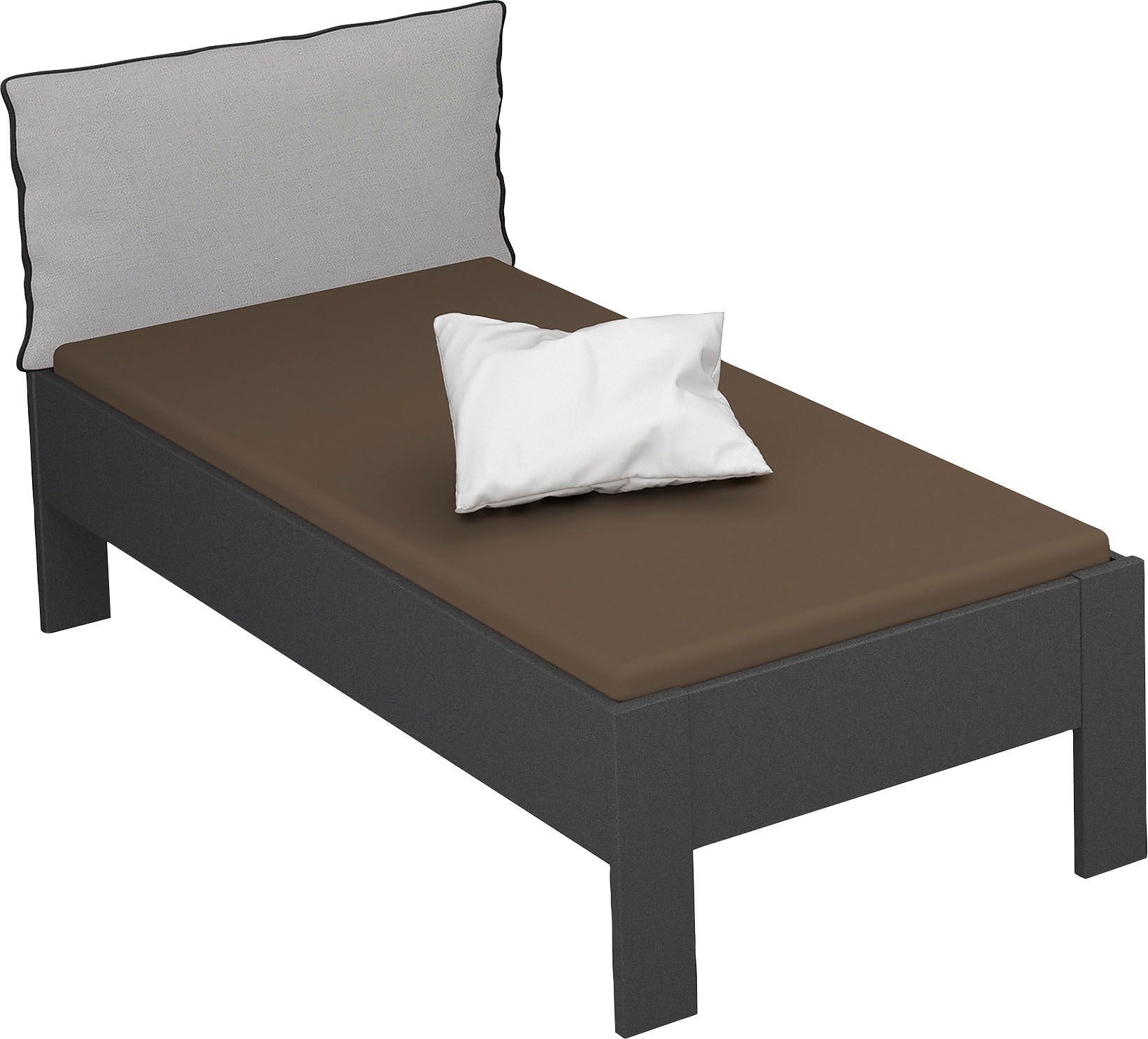 rauch Futonbett »Aditio«, Kopfteil Webstoff mit abgesetztem Keder