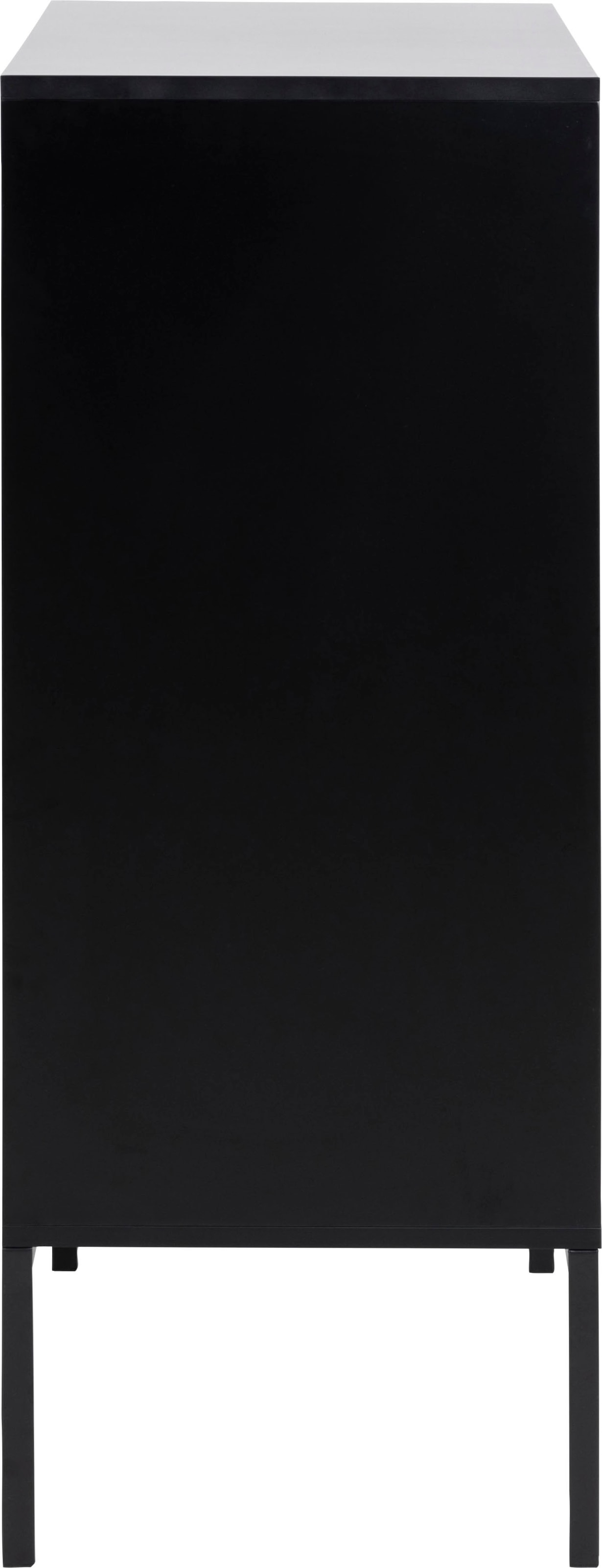 ACTONA GROUP Sideboard 1,  mit Wildeiche-Nachbildung, 3 Türen und 2 Schubladen, Breite 80 cm