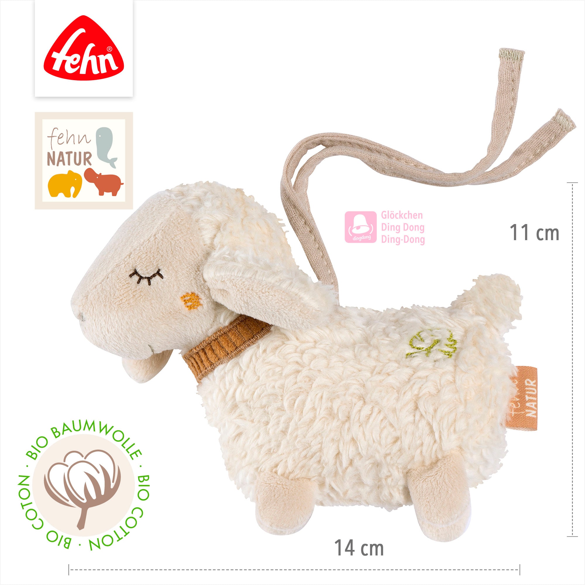 Fehn Greifling »FehnNATUR, Mini-Schaf«