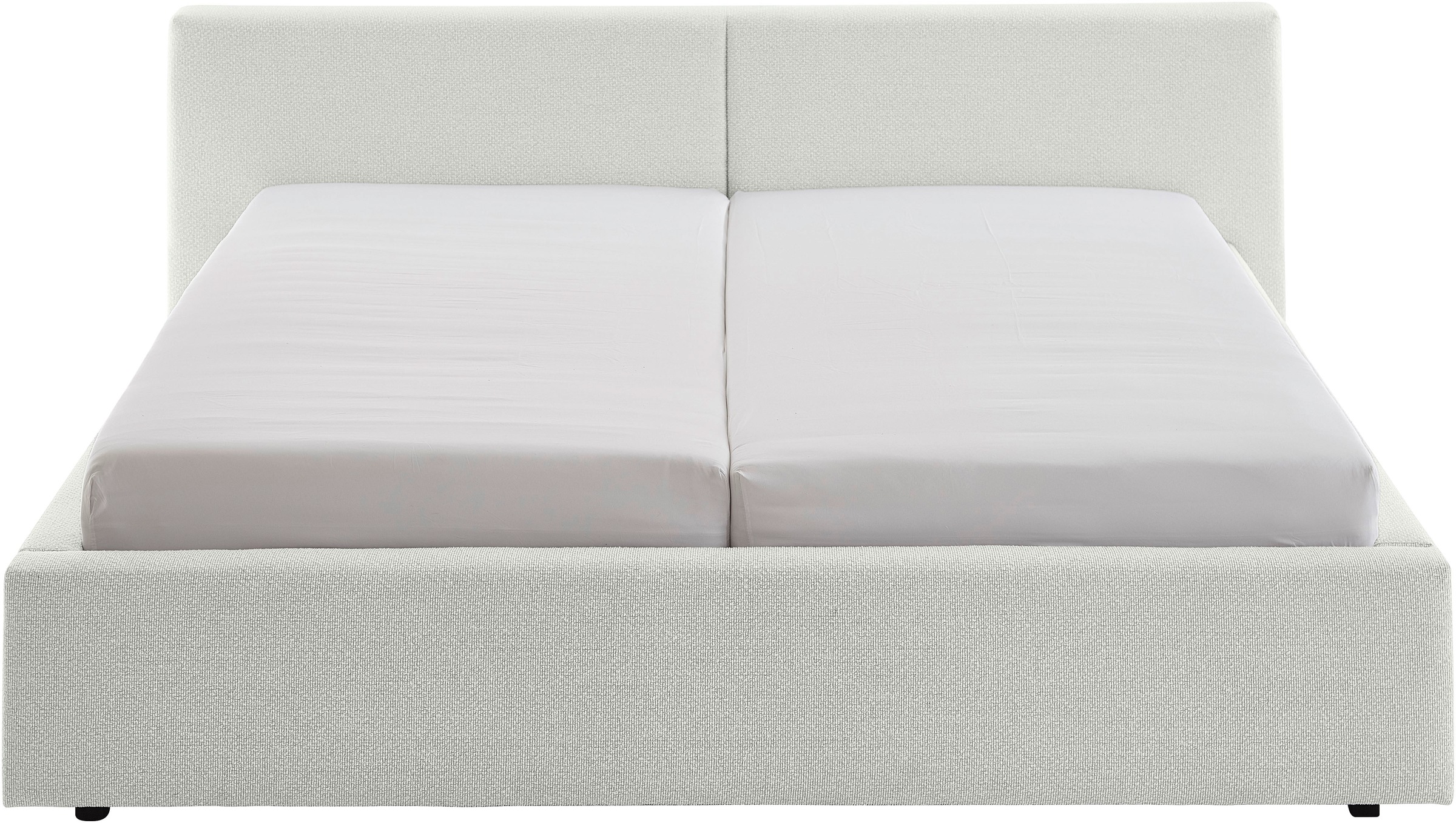 meise.möbel Polsterbett »Cube wahlweise mit Matratze und Bettkasten«, extra flaches Kopfteil, erhältlich in den Breiten 140cm, 160cm & 180cm
