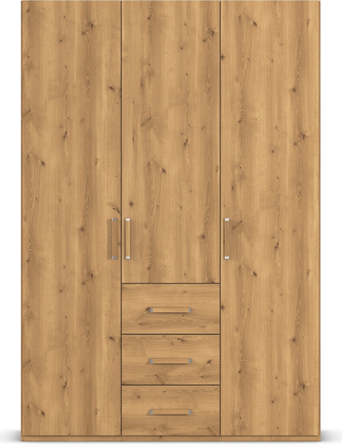 rauch Drehtürenschrank »Kleiderschrank Schrank Garderobe Schlafzimmerschrank EVELYN«, (in 2 Höhen 197 oder 210 cm erhältlich), in elegantem Stil mit Schubladen 3 Breiten und 2 Höhen MADE IN GERMANY