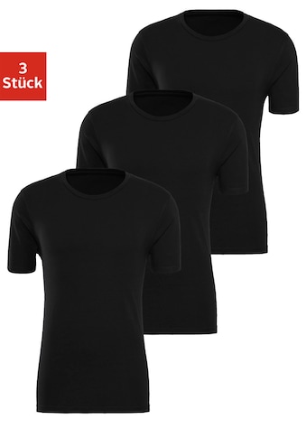 Bench. T-Shirt, (3er-Pack), super geeignet zum Drunterziehen, perfekte Passform, aus... kaufen
