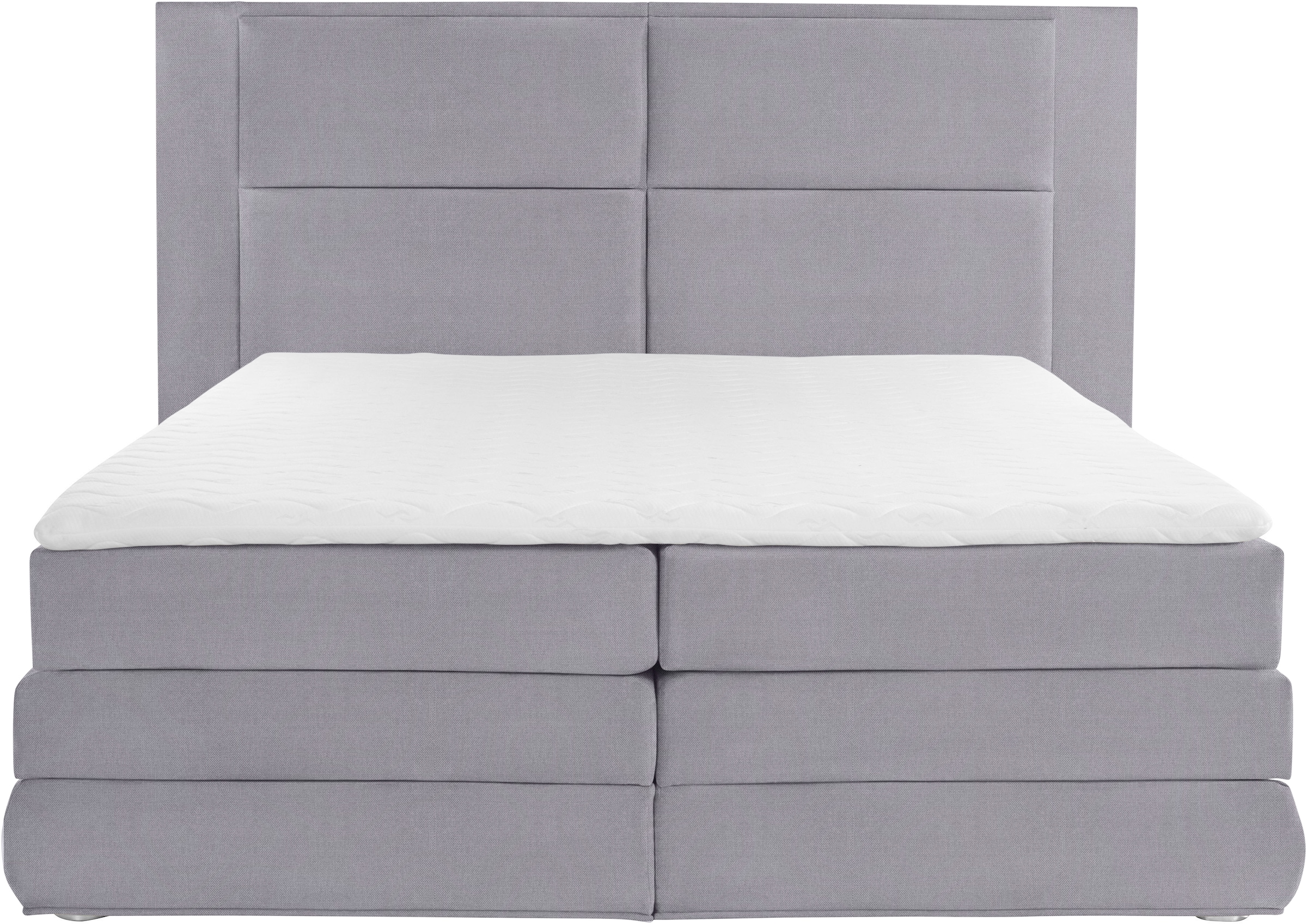 COLLECTION AB Boxspringbett »Copenhagen«, inklusive Bettkasten, Topper, wahlweise mit LED-Beleuchtung