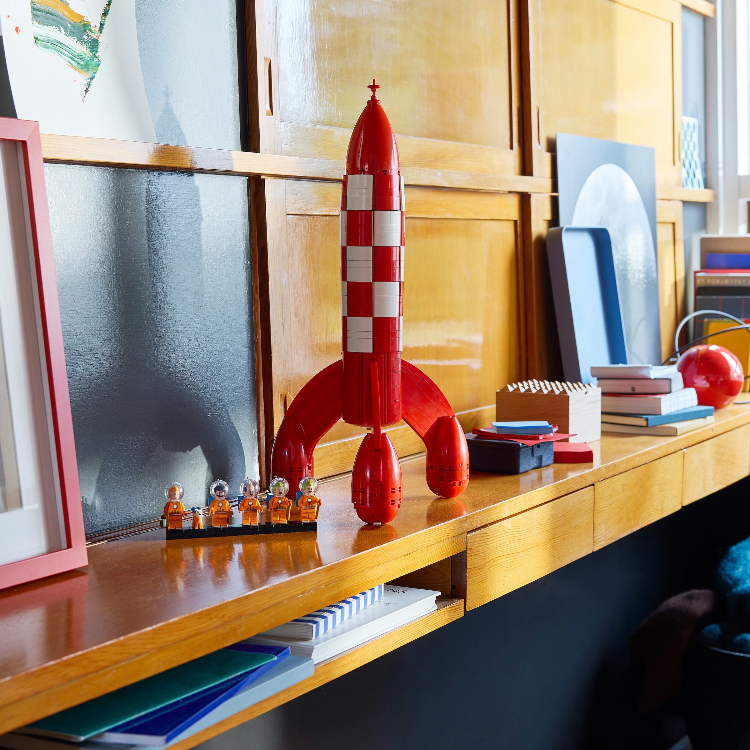 LEGO® Konstruktionsspielsteine »Die Mondrakete von Tim und Struppi (21367), LEGO Ideas« Made in Europe