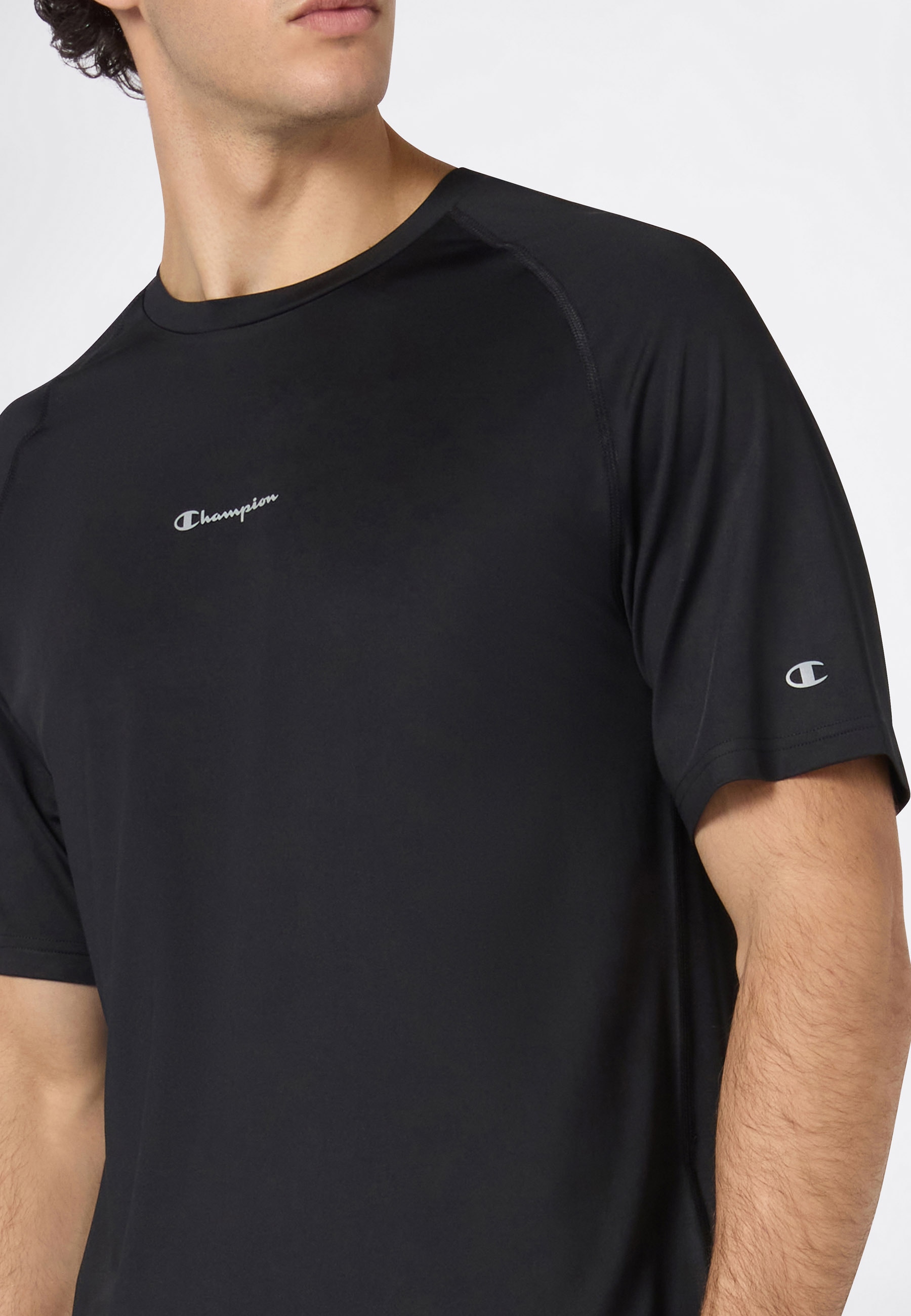 Champion Trainingsshirt »PERFORMANCE Light Stretch Lycra T-Shirt« kurze Ärmel, atmungsaktiv, schnell trocknend