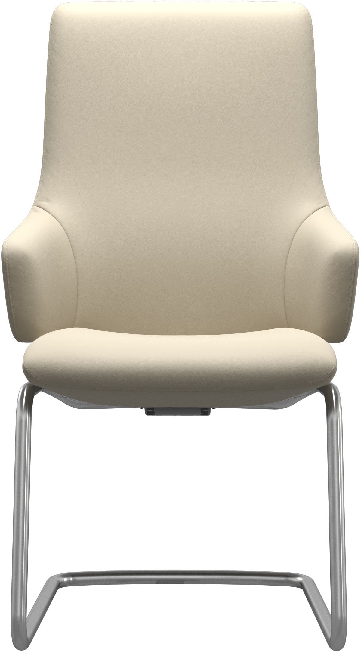 Stressless® Polsterstuhl »Laurel«, Leder BATICK, High Back mit Armlehne, Größe L, mit Beinen aus Stahl in Chrom matt