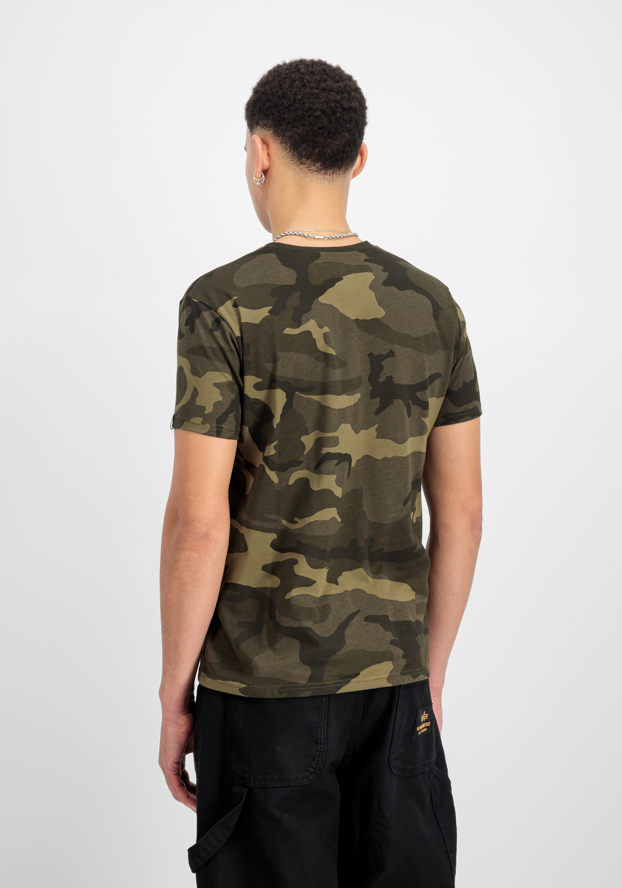 Alpha Industries T-Shirt »Alpha Industries Men - T-Shirts Basic T-Shirt BL Camo«