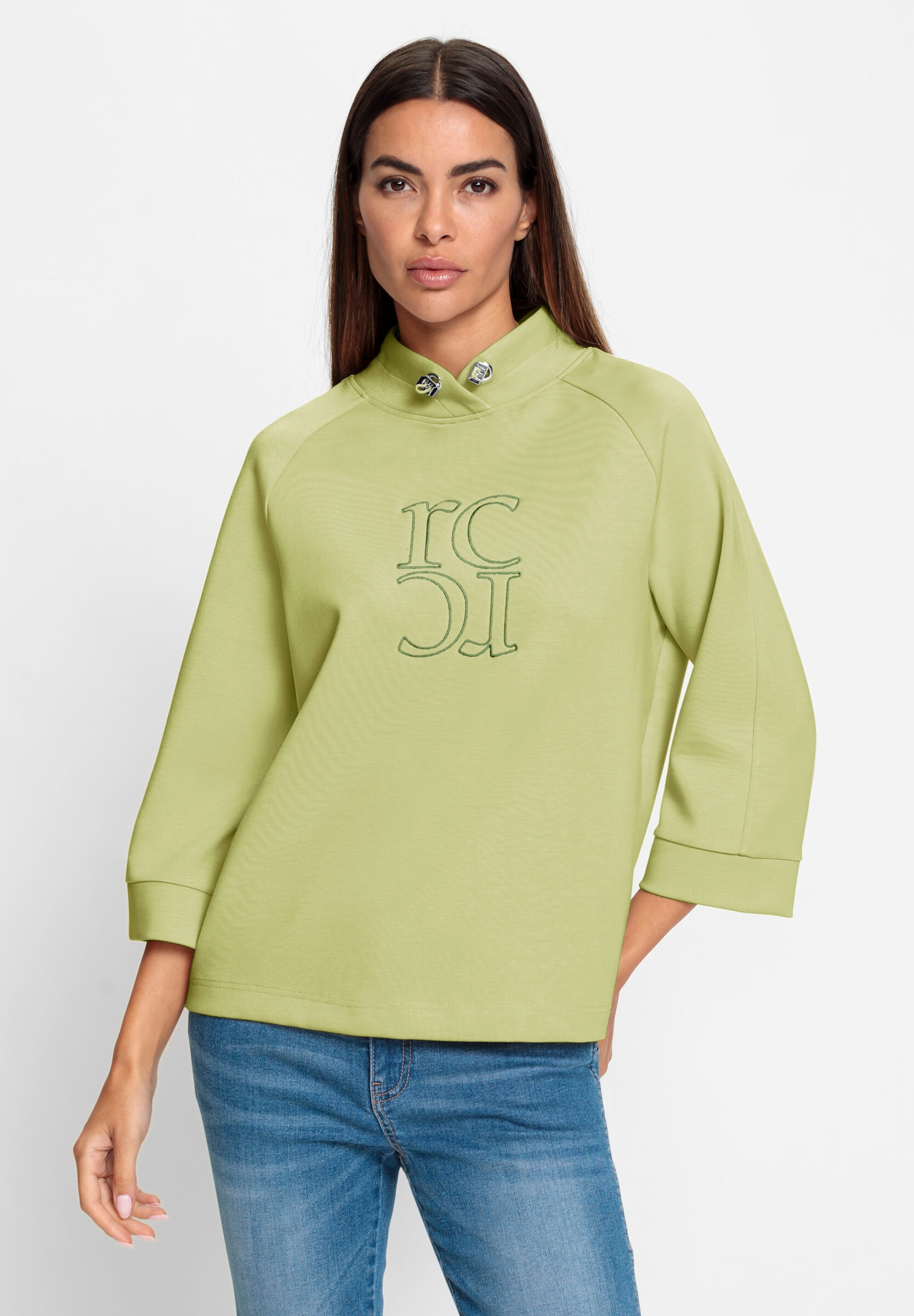 heine Sweatshirt »Sweatshirt Sweatshirt mit 3/4-Arm«
