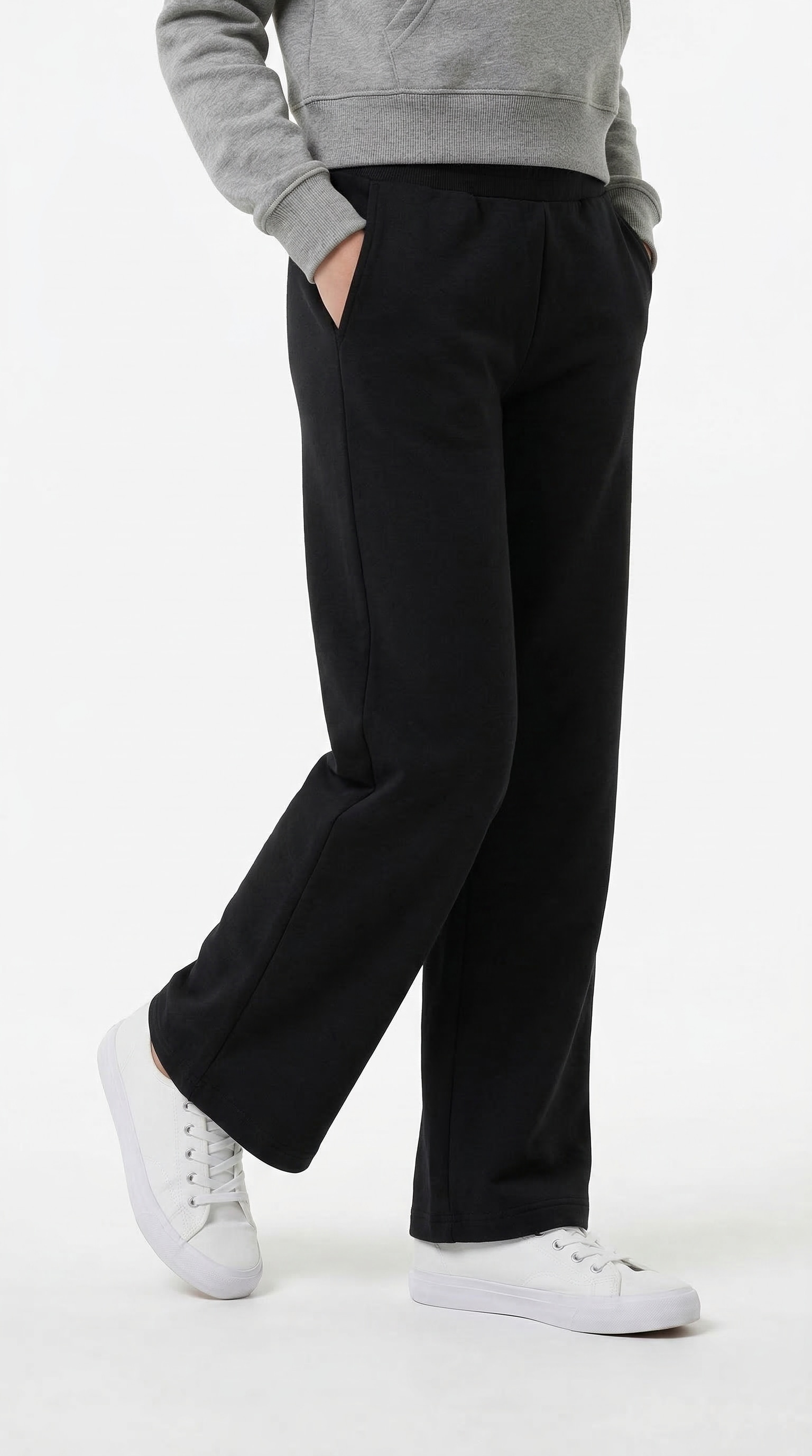 Name It Sweathose »NKFMILLE für Mädchen mit geradem Bein und elastischem Bund«  regular fit, Sweatware, elastischer Bund