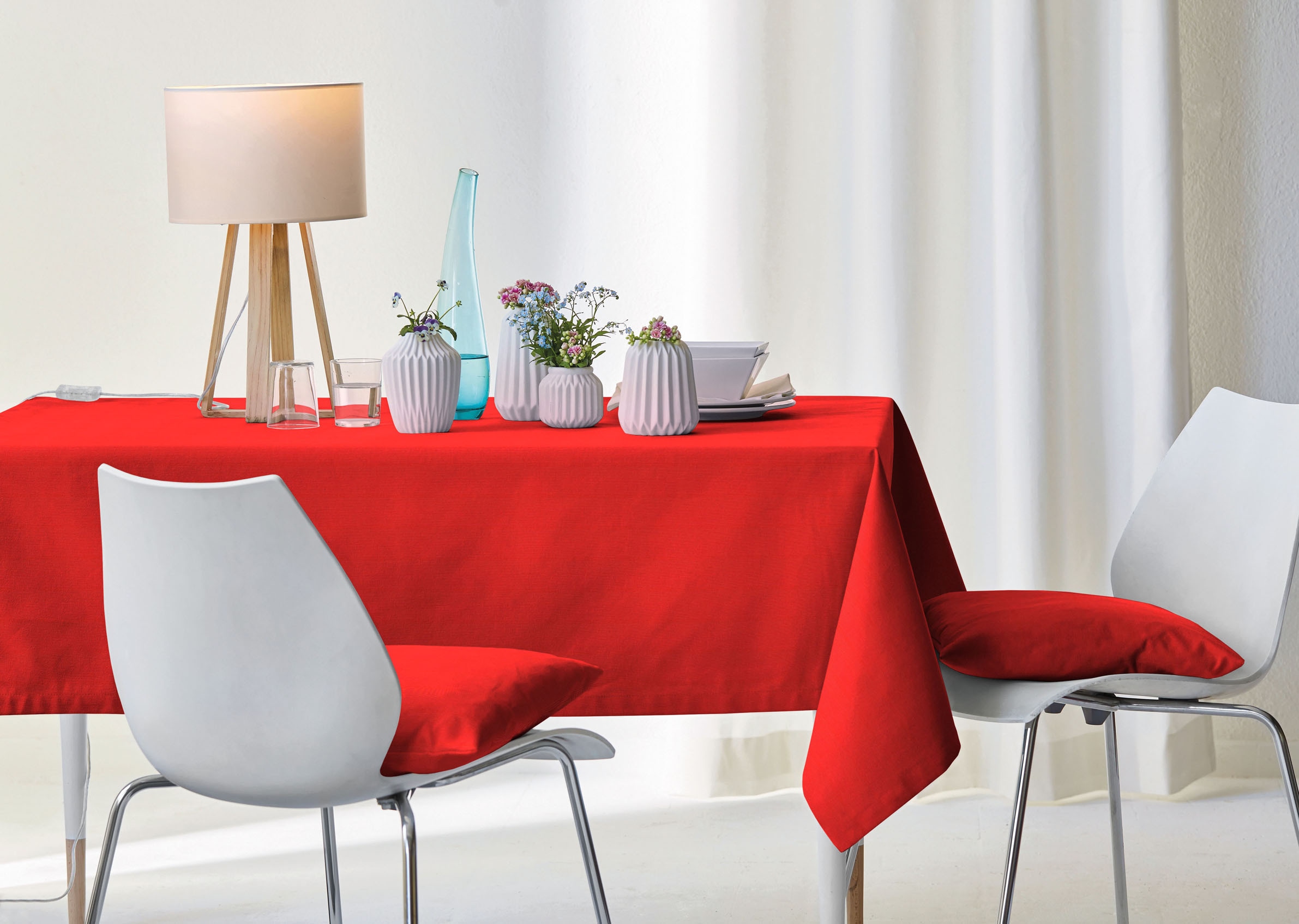 APELT Tischdecke »4362 Rips - UNI« Wasser- und Schmutzabweisend