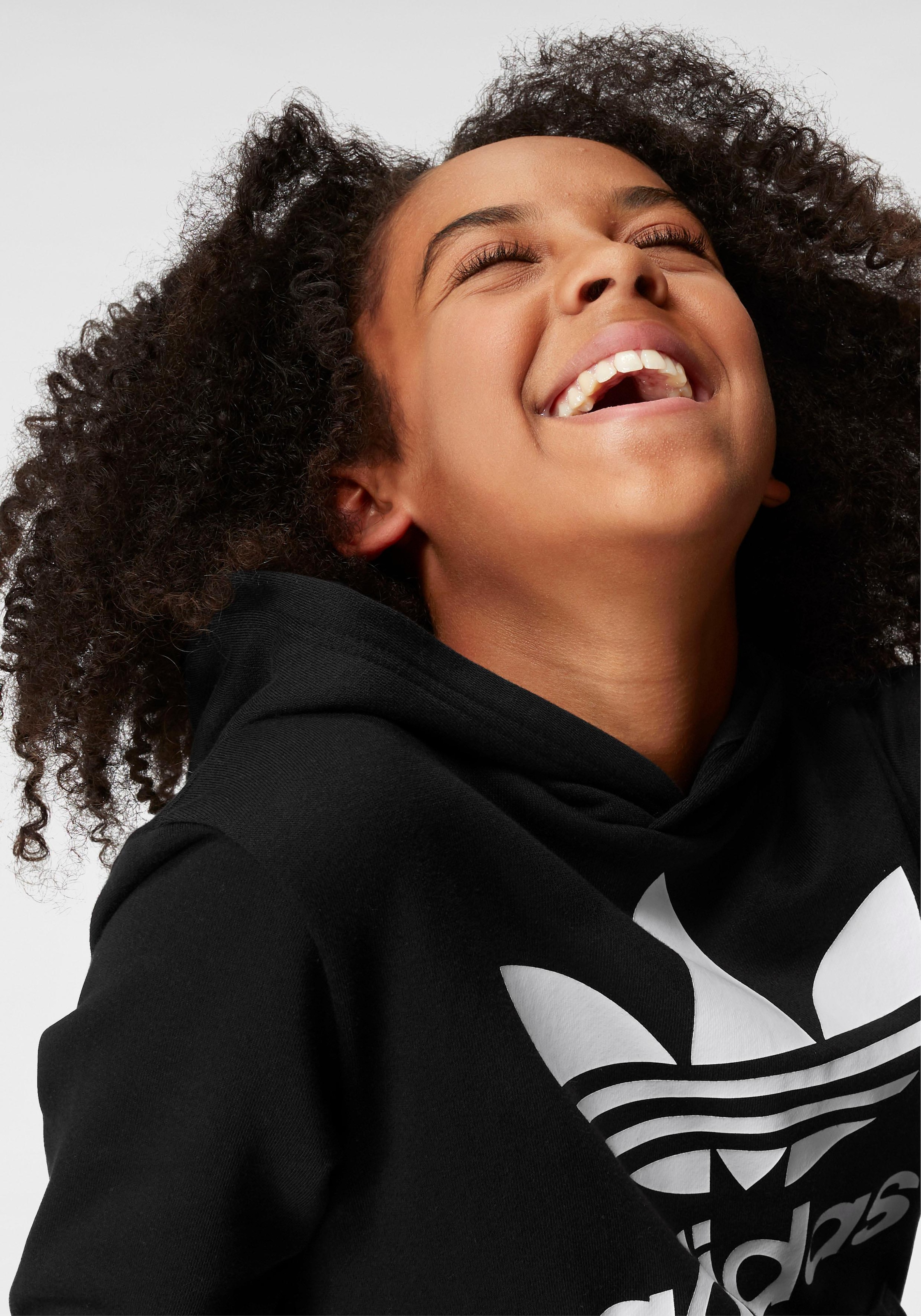 adidas Originals Kapuzensweatshirt »TREFOIL HOODIE«, Hoodie, Kapuzenpullover mit großem Logoprint