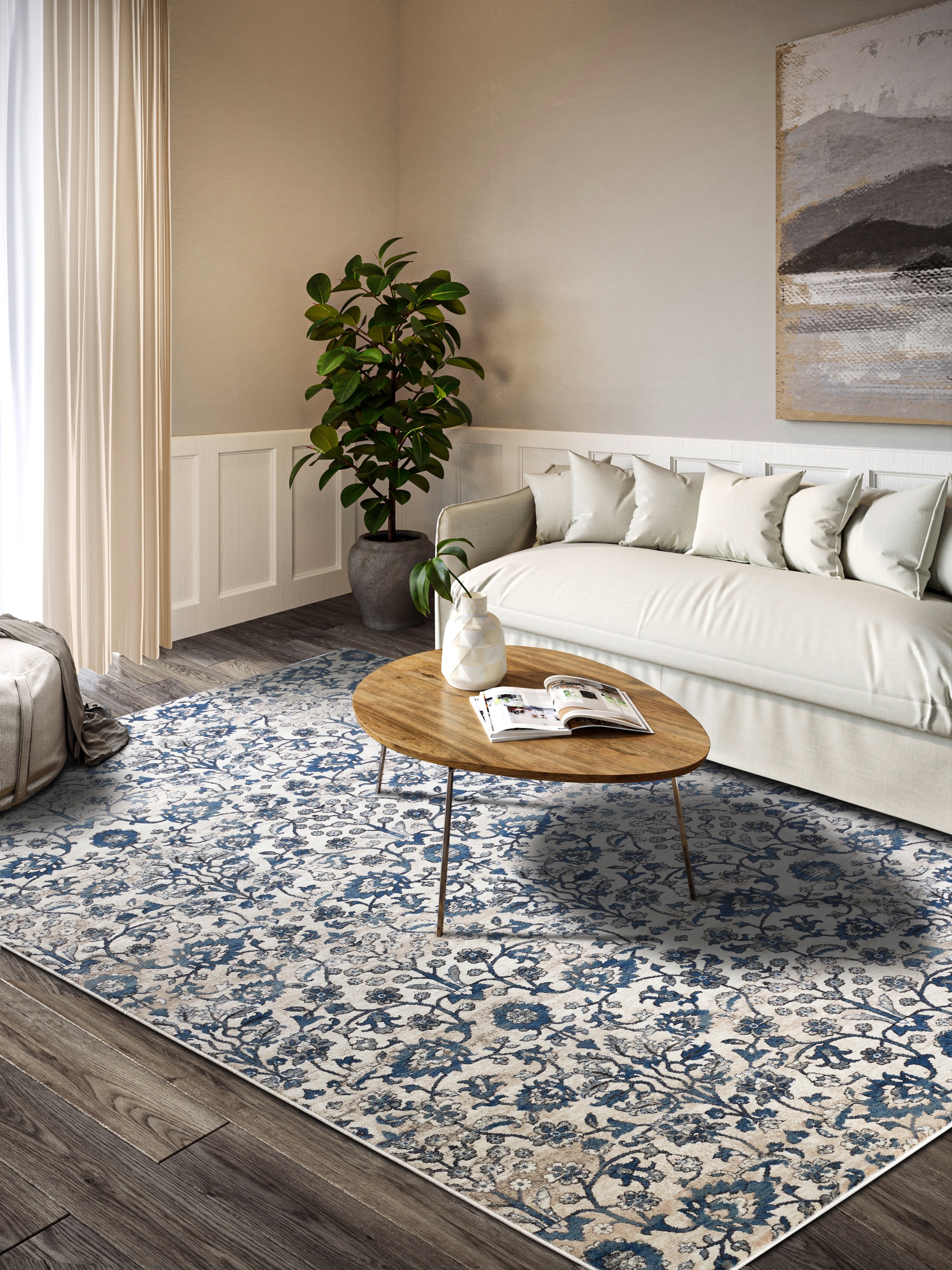 Villeroy & Boch Teppich »Ernest«, rechteckig, 11 mm Höhe, Läufer, Orientalisch, Wohnzimmer, Schlafzimmer, Klassisch, Kurzflor