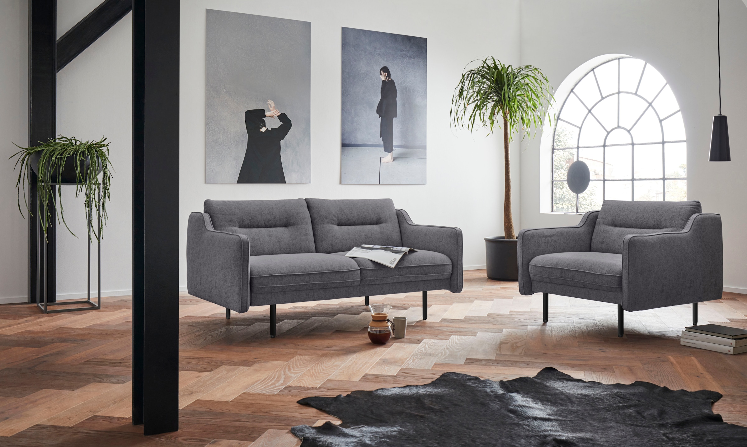 andas Sessel »Nordfyn«, edles Design in 3 Bezugsqualitäten, Design by Morten Georgsen