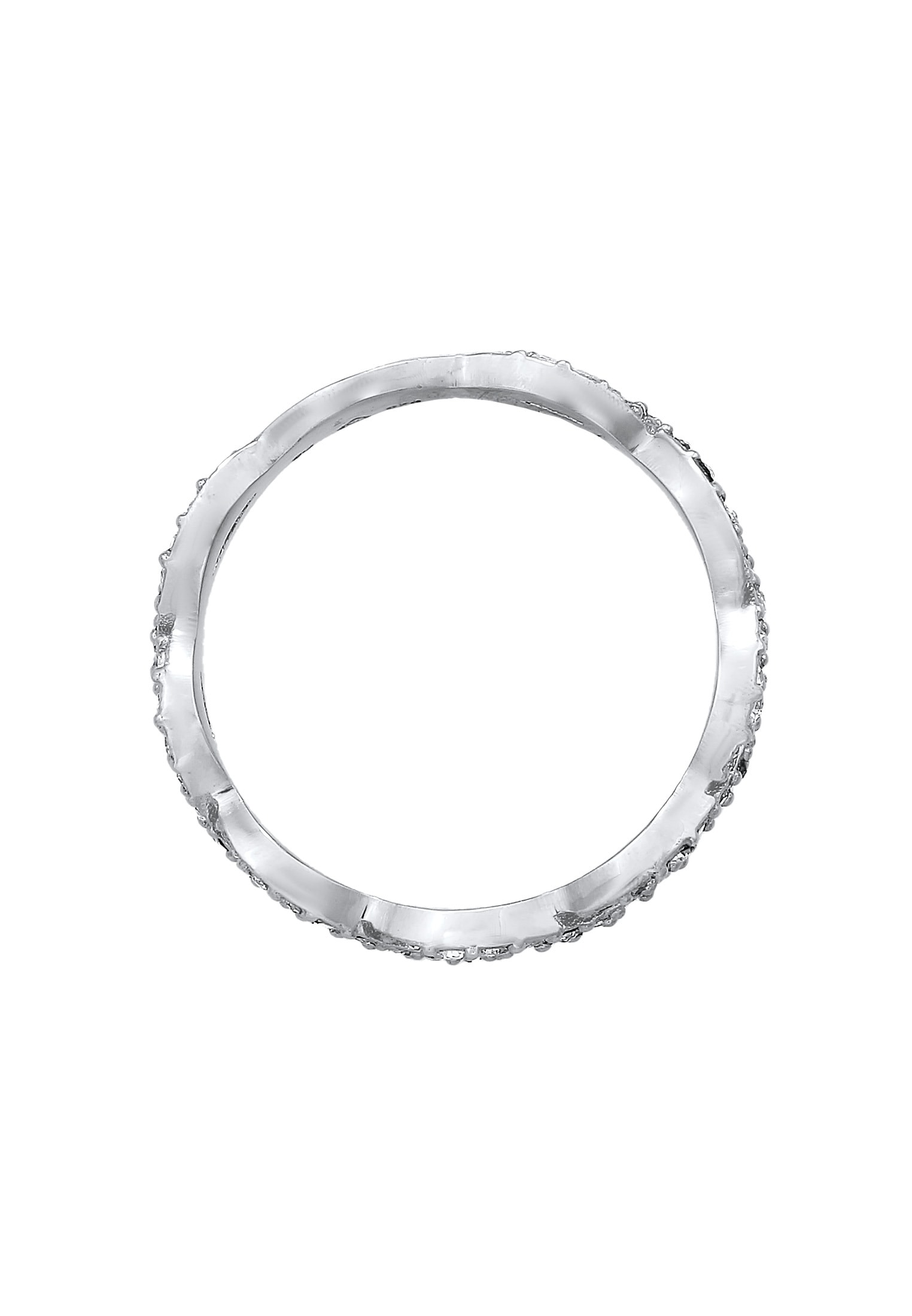Elli Silberring »Ring Infinity Kristalle Unendlichkeit Liebe 925 Silber«