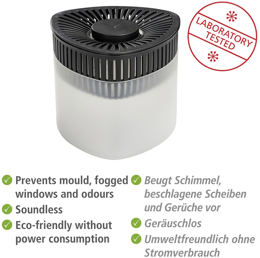 WENKO Luftentfeuchter »Modell Prisma«, für 40 m³ Räume, 2 Entfeuchter, 4 x 500 g Entfeuchter-Block
