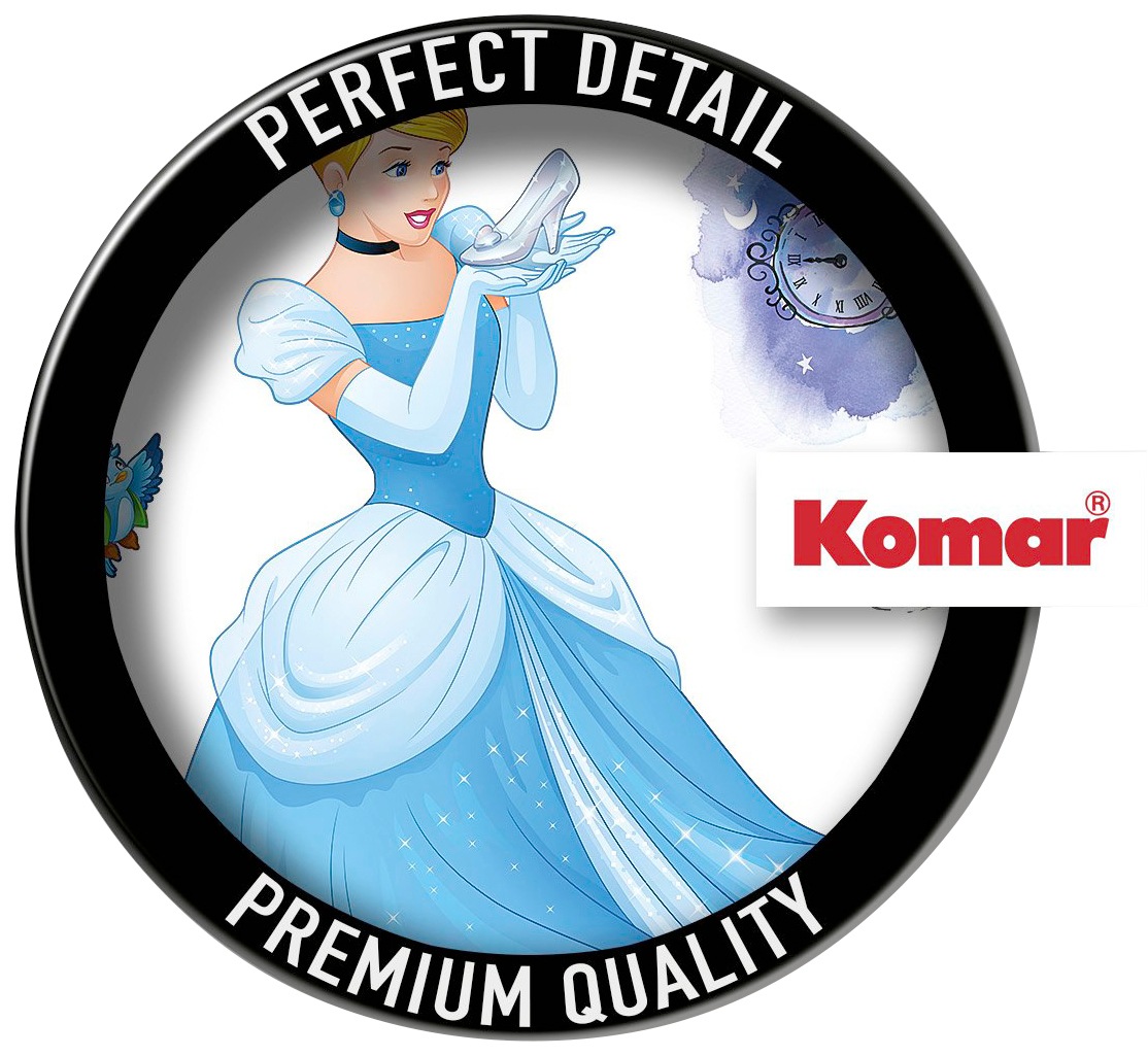 Komar Vliestapete »Selbstklebende Vlies  - Cinderella XXL - Größe 127 x 200 cm«, bedruckt, Kinderzimmer