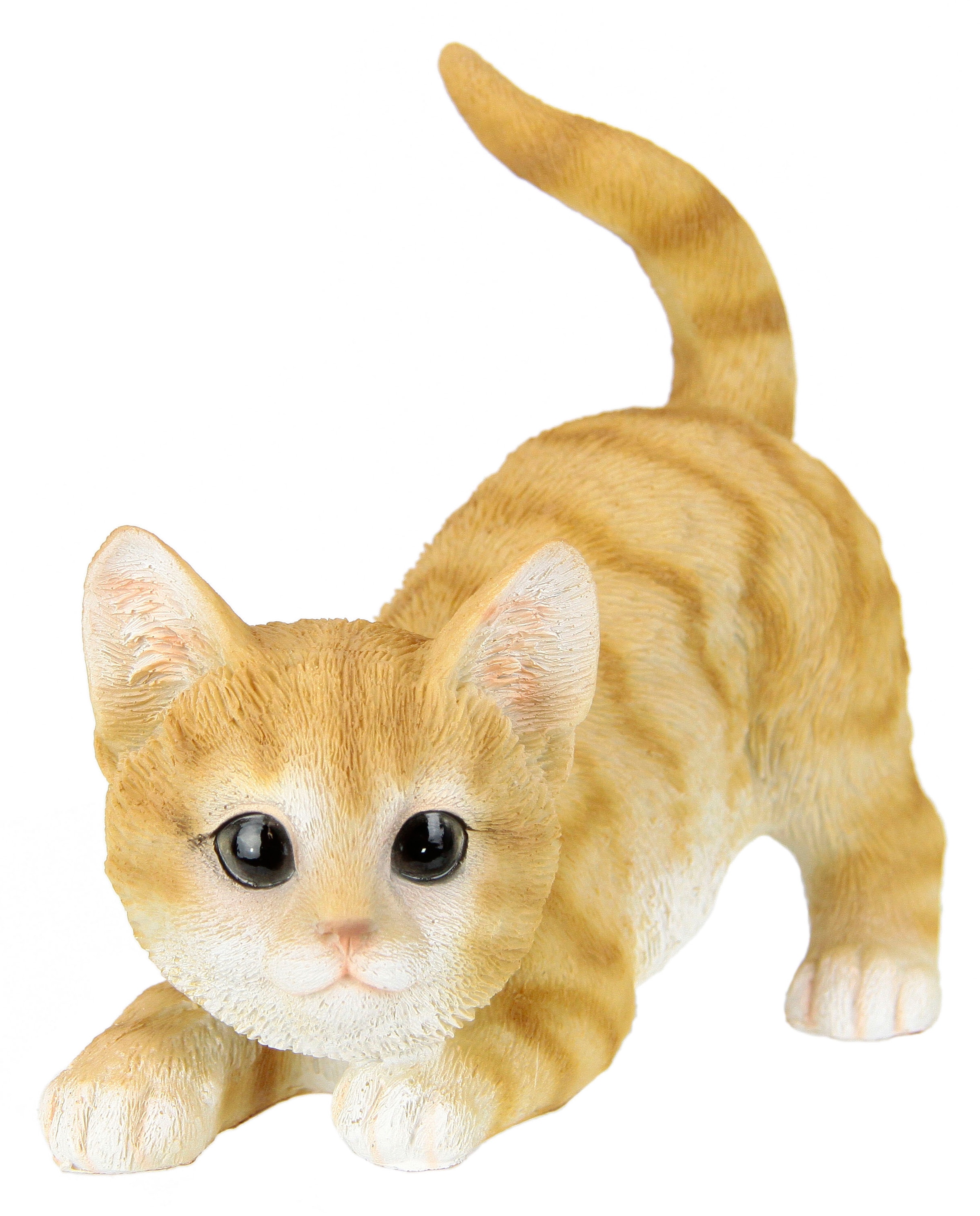 I.GE.A. Dekofigur »Katze«, getigerte Katzenfigur, kaufen auf Rechnung Tierfigur