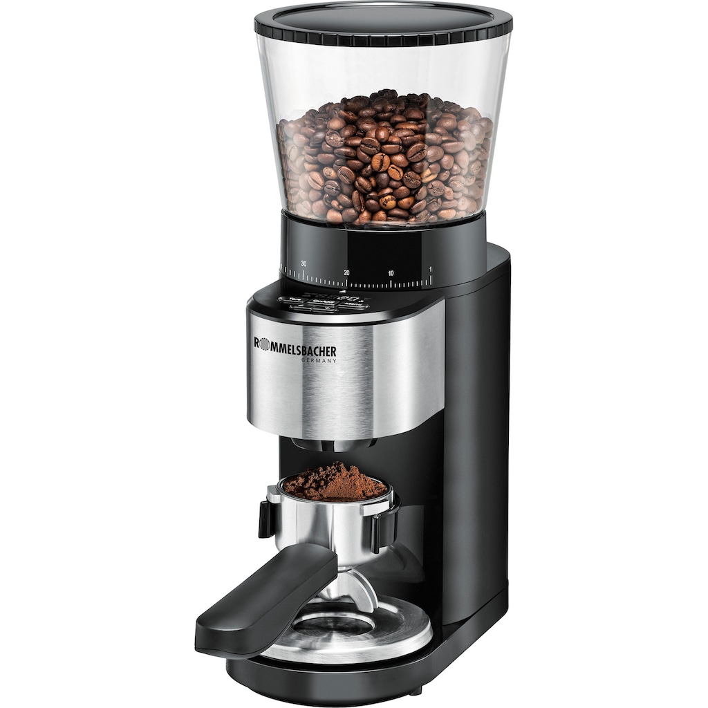 Rommelsbacher Kaffeemühle »EKM 500«, 160 W, Kegelmahlwerk, 400 g Bohnenbehälter