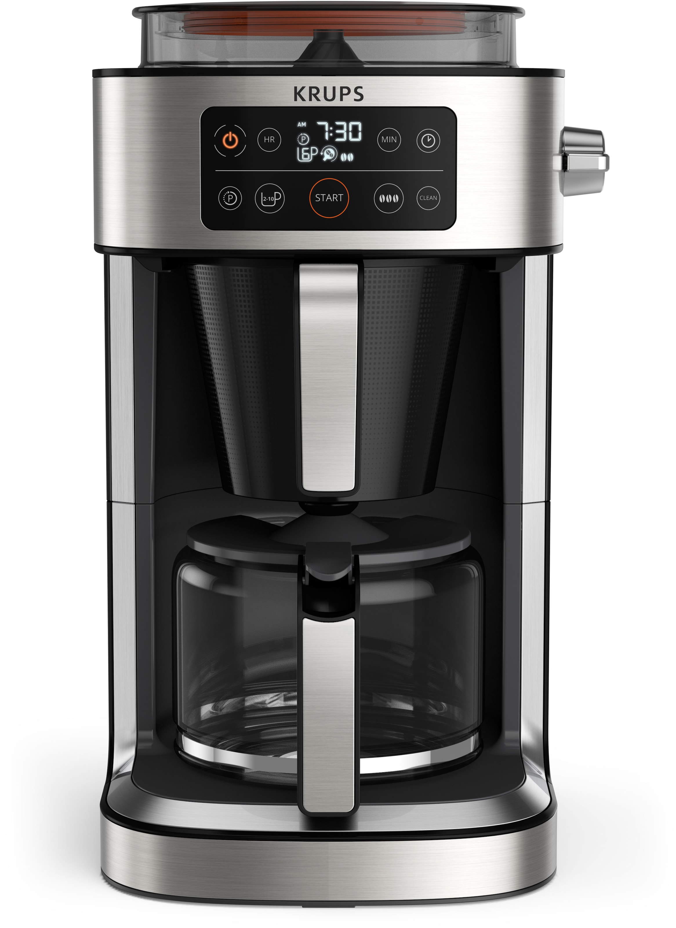 Krups Filterkaffeemaschine Partner«, zu 1,25 bis Kaffee-Vorratsbox »KM760D frischen g mit für Aroma XXL Kaffee l integrierte Kaffeekanne, 3 400 Garantie Jahren