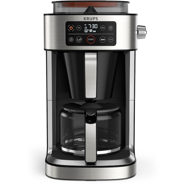 Krups Filterkaffeemaschine »KM760D Aroma Partner«, 1,25 l Kaffeekanne,  integrierte Kaffee-Vorratsbox für bis zu 400 g frischen Kaffee mit 3 Jahren  XXL Garantie