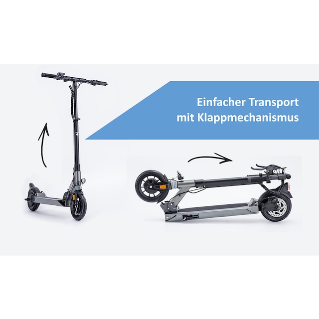 L.A. Sports E-Scooter »Speed Deluxe 7.8-350 ABE«, 20 km/h, 25 km bei