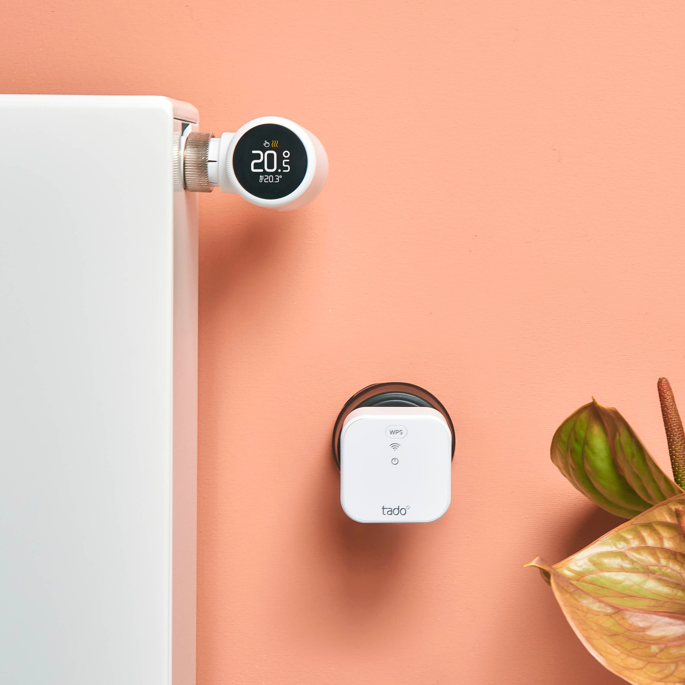 Tado Heizkörperthermostat »4x Heizkörper-Thermostat X + Bridge X + Sensor X«