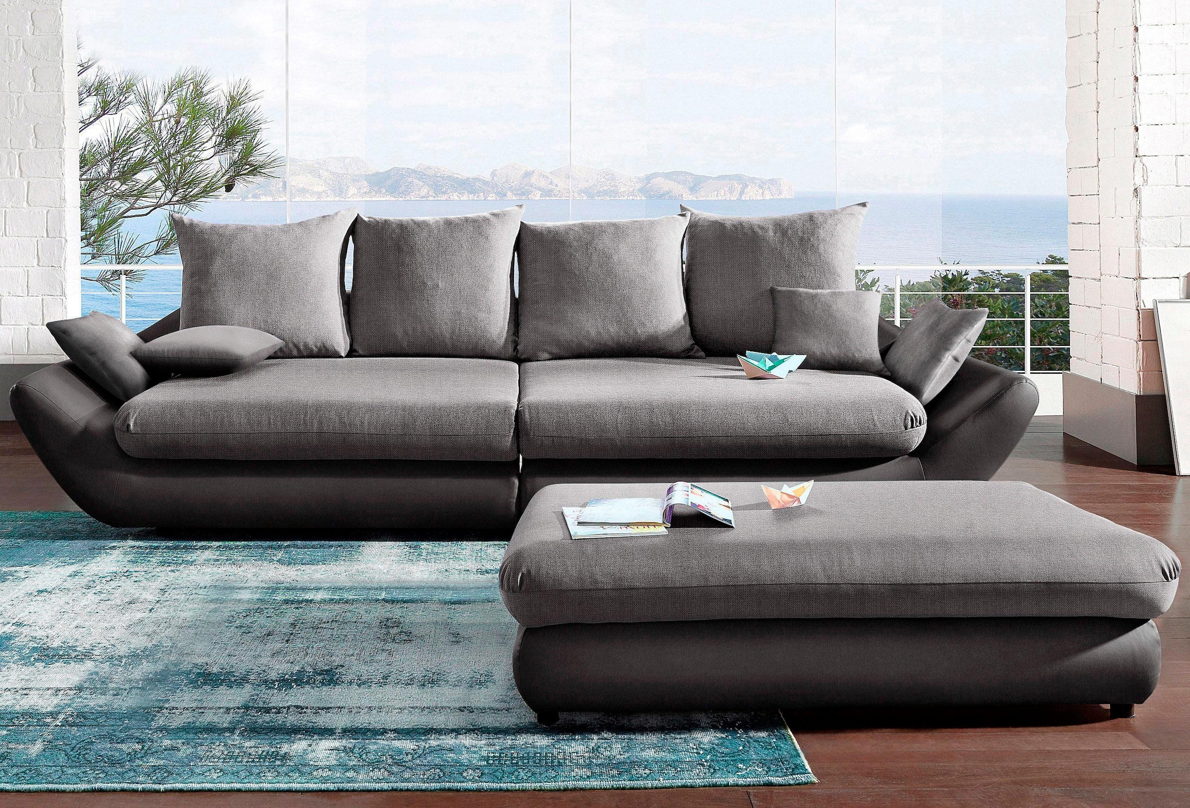 Big Sofa mit Hocker