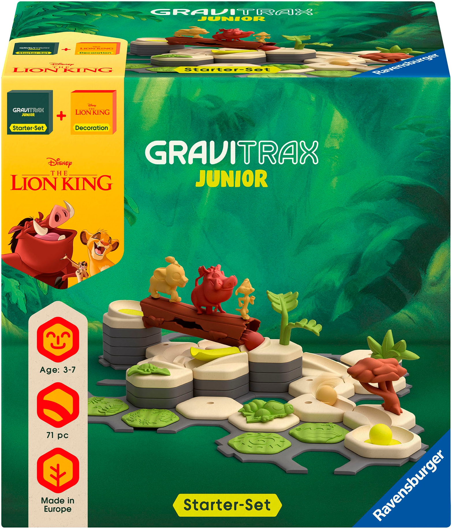 Kugelbahn-Bausatz »GraviTrax Junior Starter Set Disney Lion King«, Made in Germany