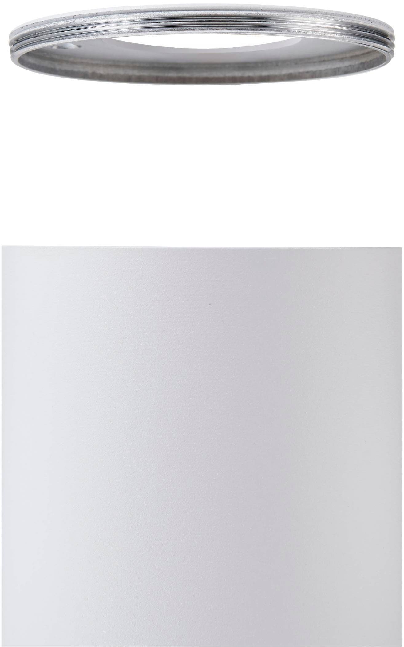 EGLO Aufbauleuchte »Carosso-Z Deckenlampe, ZigBee, App und Sprachsteuerung, dimmbar, Metal« GU10 1 Stk. Aufbauleuchte - H12 x Ø8 cm - weiß - 1X4,9W inkl.