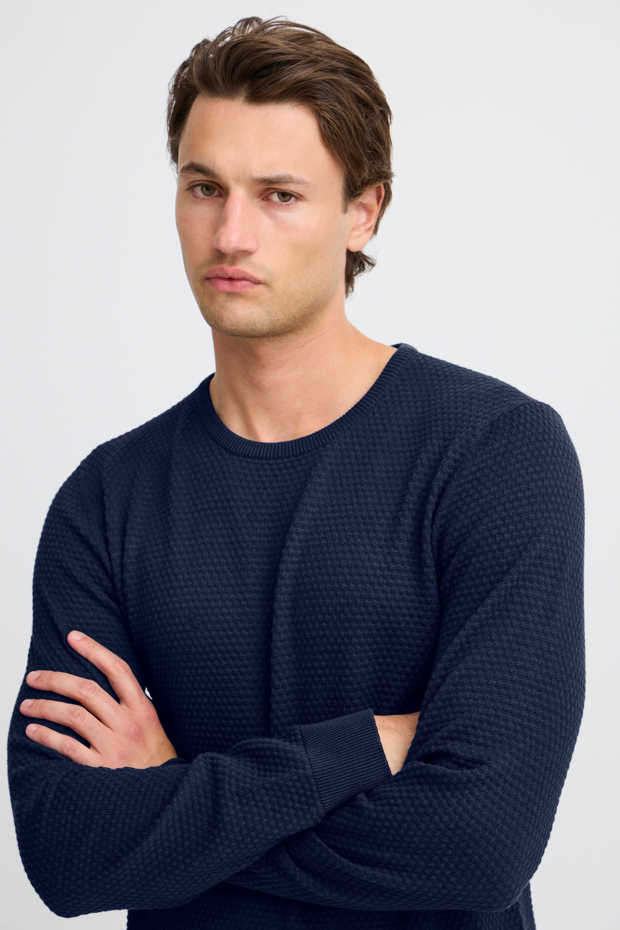 Blend Strickfleece-Pullover »Strickpullover BHREDHILL CREW NECK KNIT NOOS«