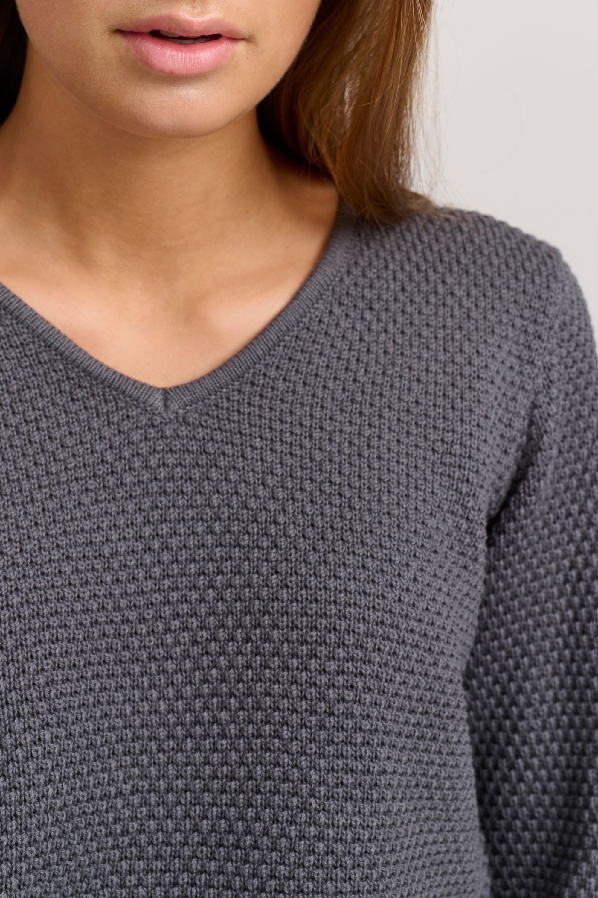 OXMO Strickfleece-Pullover »Strickpullover OXHanna«