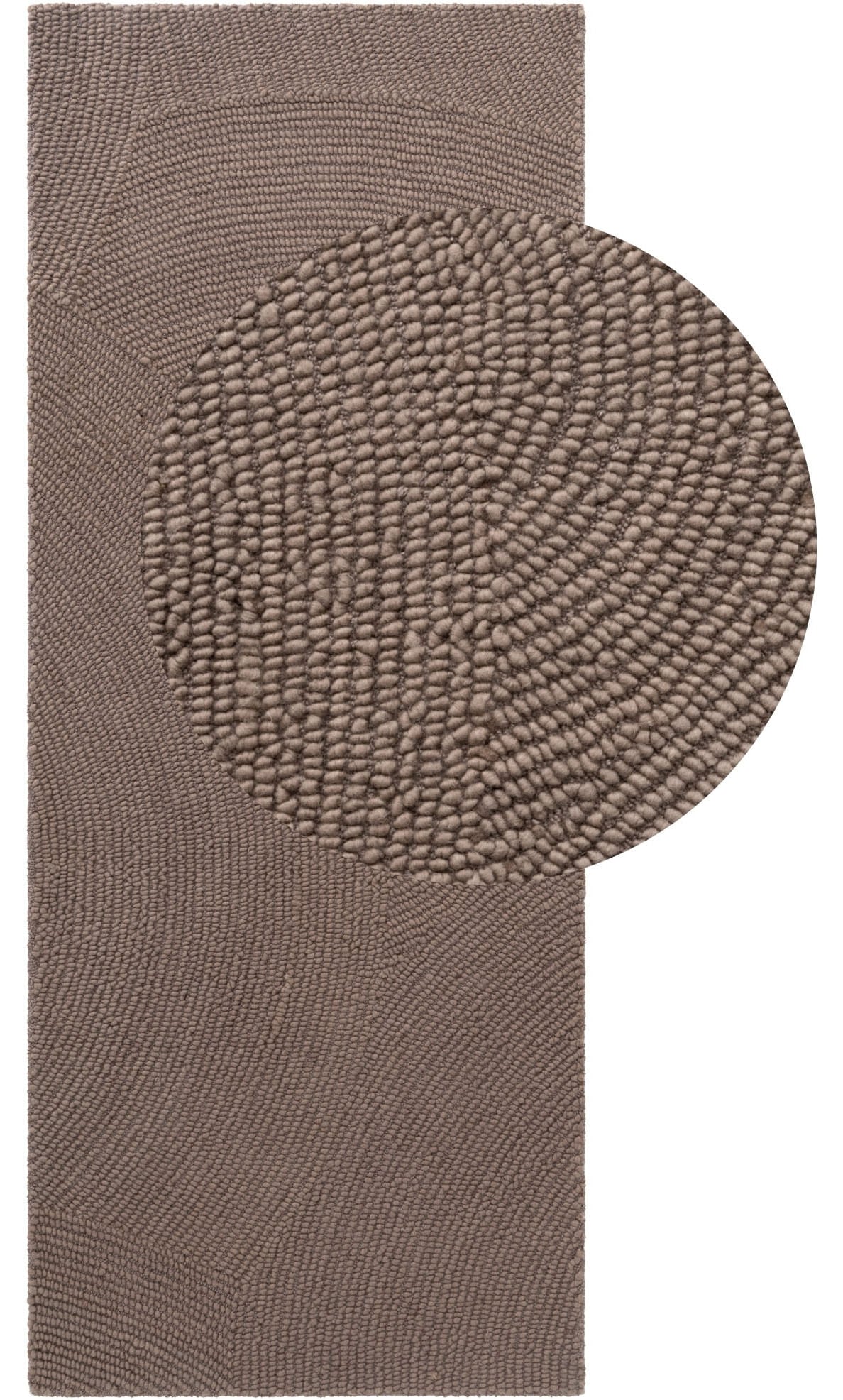 HANSE Home Wollteppich »Eleni«, rechteckig, 18 mm Höhe, Handgetuftet, Wolle, Natur, Wohnzimmer, Schlafzimmer, Skandi, Hygge