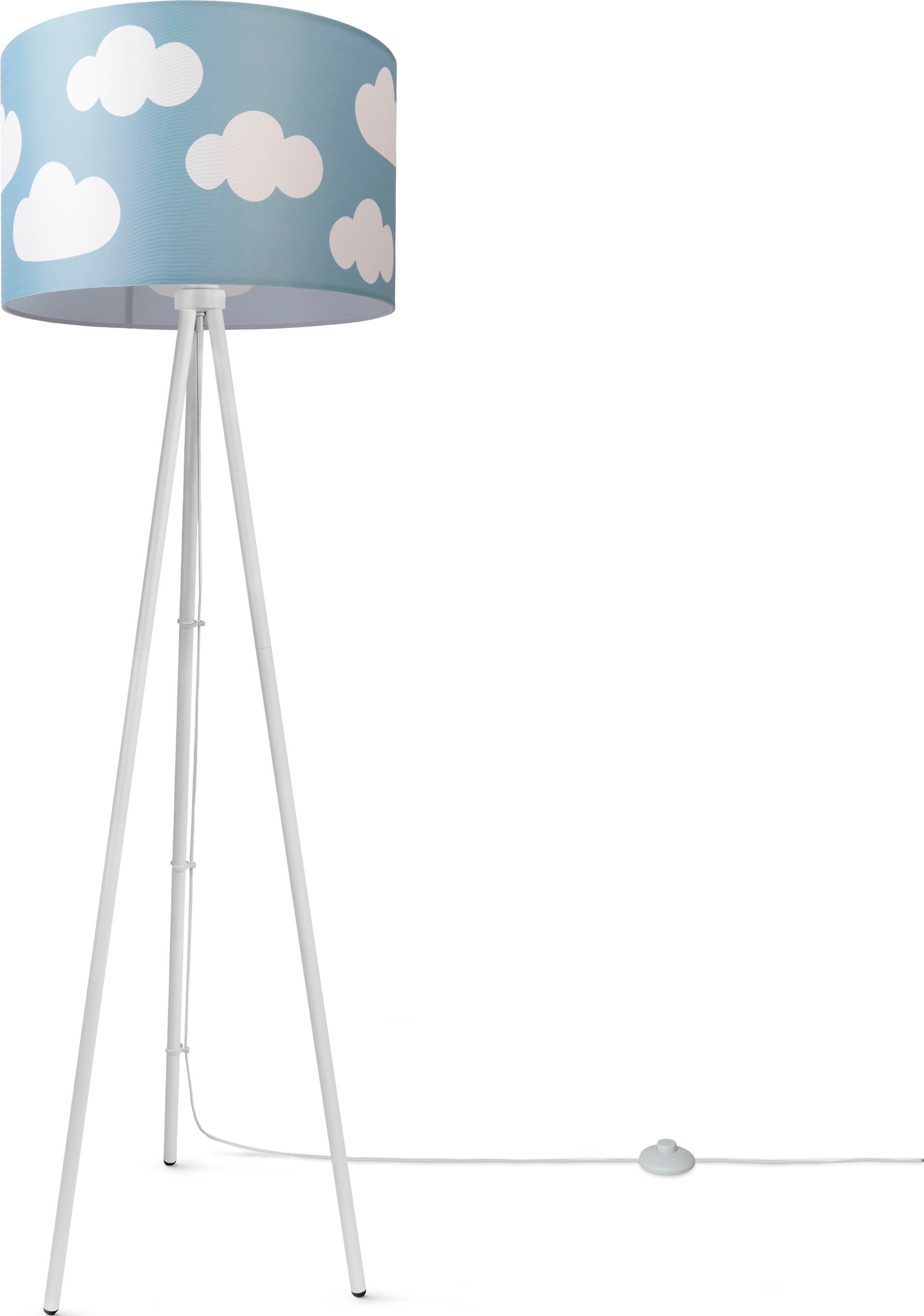 Paco Home Stehlampe Wolken mit | Spielzimmer Pastell XXL Cosmo«, Stoff Jahren kaufen Lampenschirm Garantie Kinderzimmer Stehlampe »Trina online 3