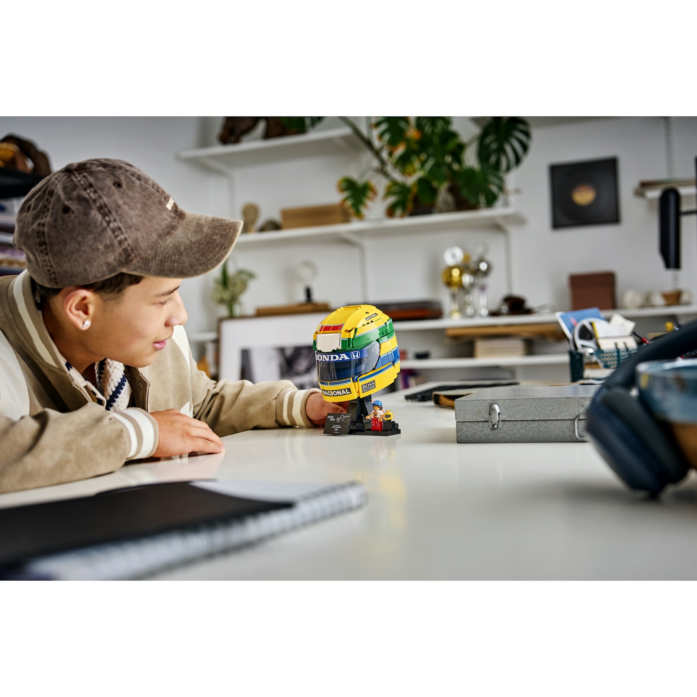 LEGO® Konstruktionsspielsteine »Ayrton Senna Helm (43024), LEGO Editions Formula 1« Made in Europe