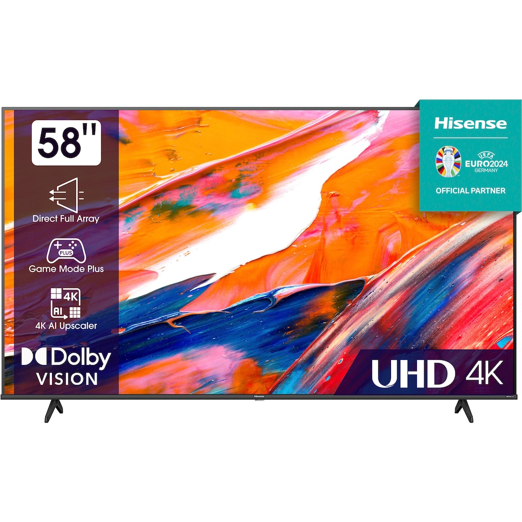 Hisense LED-Fernseher »58E61KT«, 146 cm/58 Zoll, 4K Ultra HD, Smart-TV