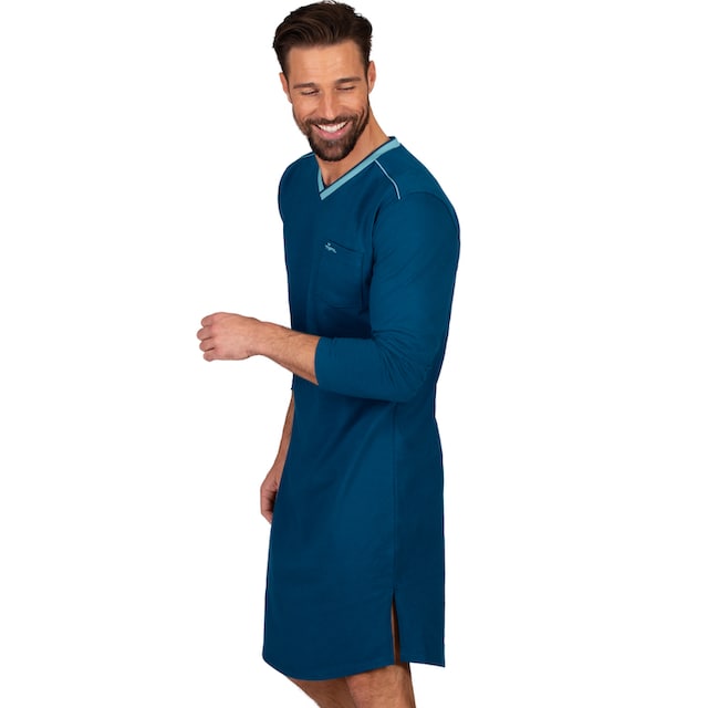 Trigema Pyjama »TRIGEMA Herren-Nachthemd aus Biobaumwolle (kbA)« bei ♕