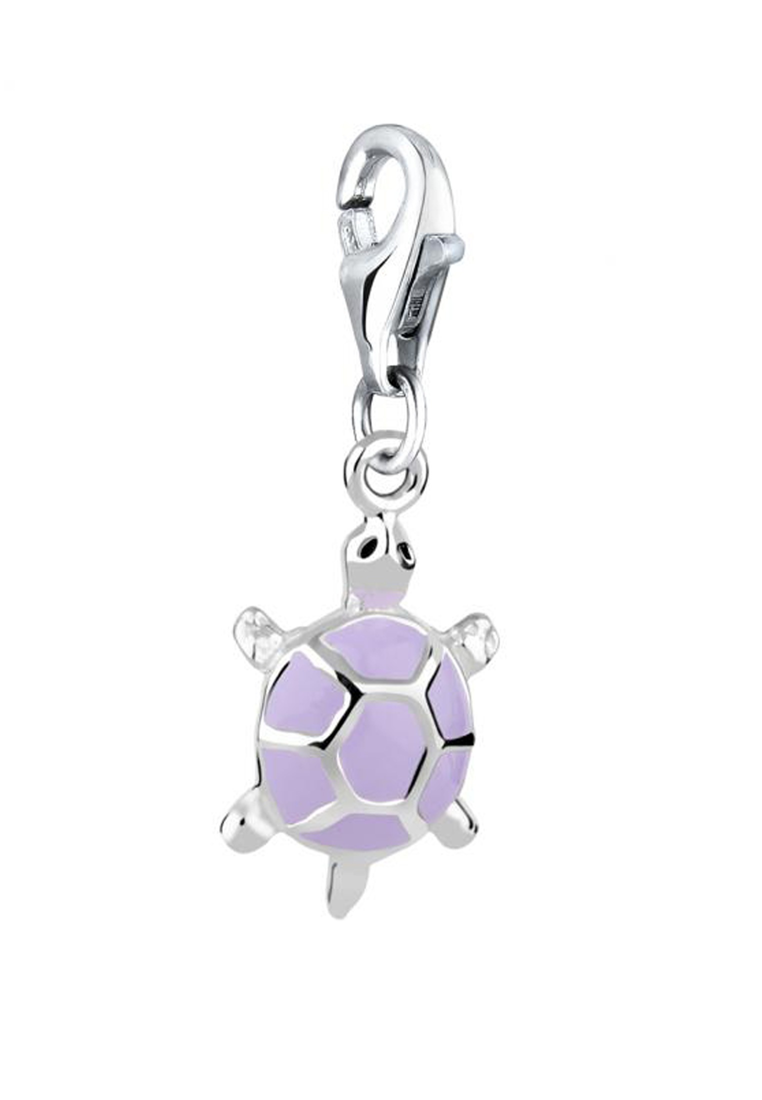 Nenalina Charm-Einhänger »Charm Anhänger Schildkröte Emaille Pastell 925 Silber«