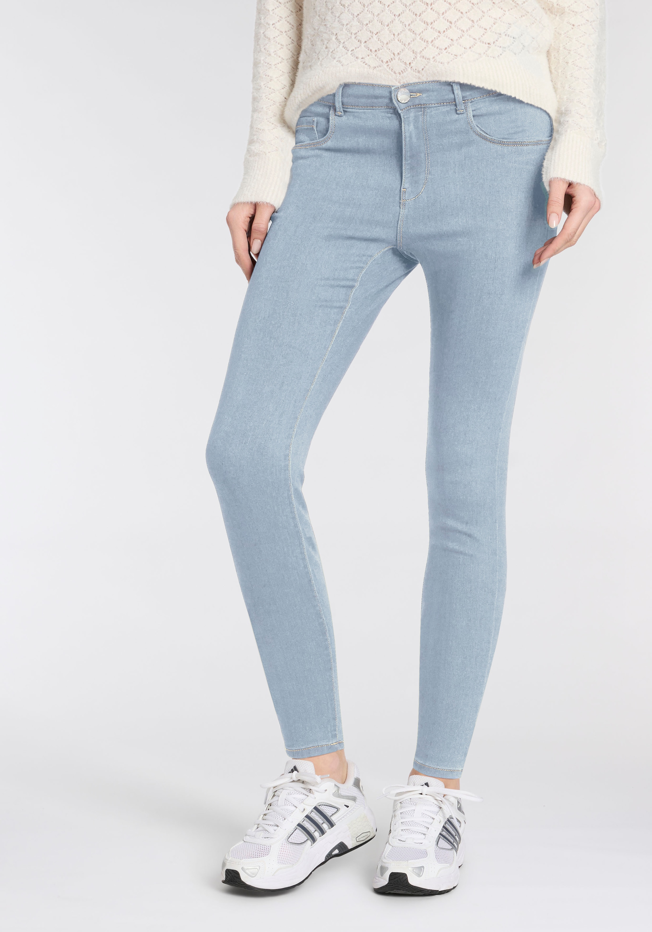 ONLY Skinny-fit-Jeans »ONLRINA REG WAIST SK BOX DNM« Viskosemischung, skinny fit