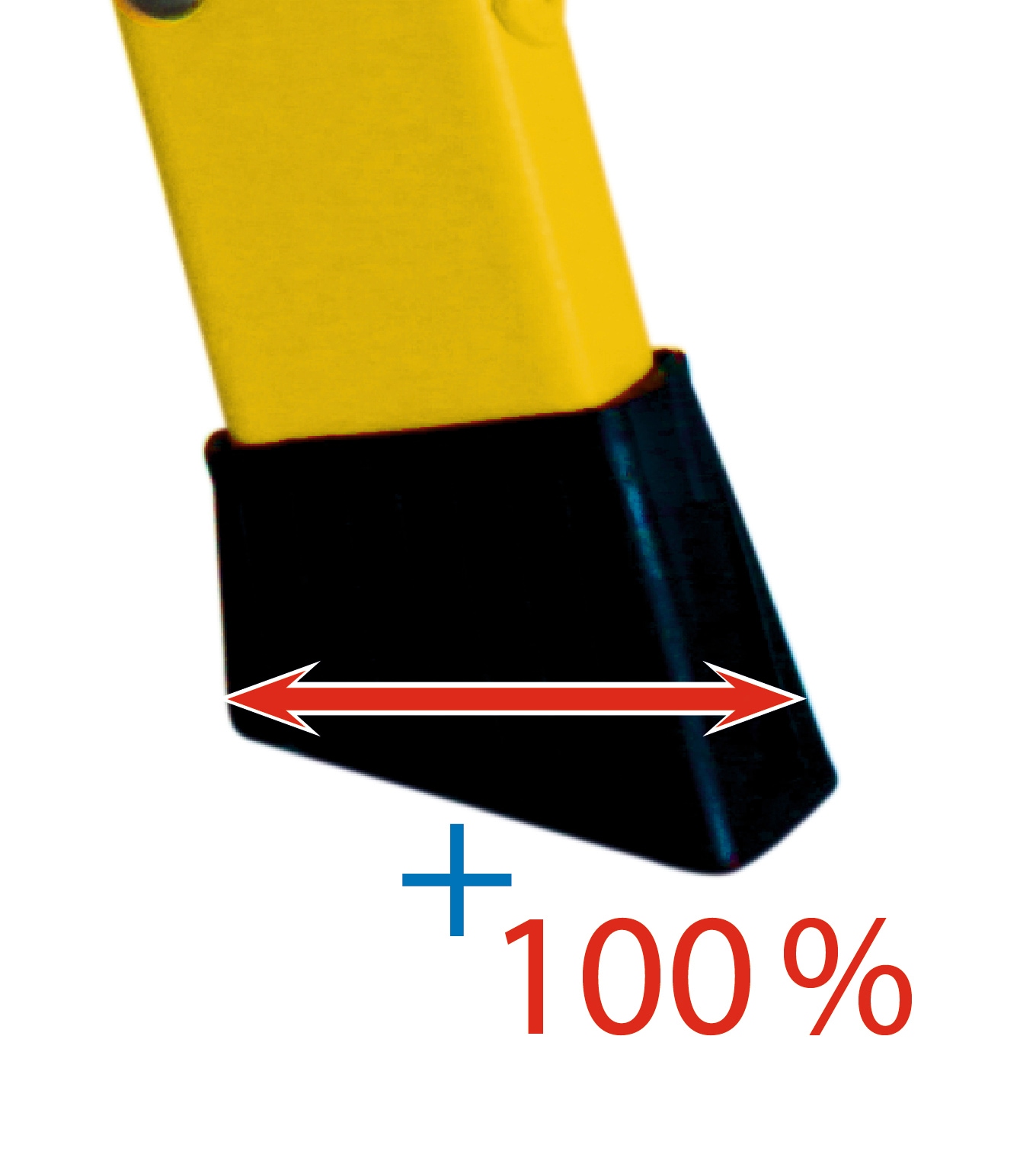 KRAUSE Trittleiter »Treppy Plusline Alu«, Aluminium, 1x1 Stufen, Arbeitshöhe ca. 220 cm