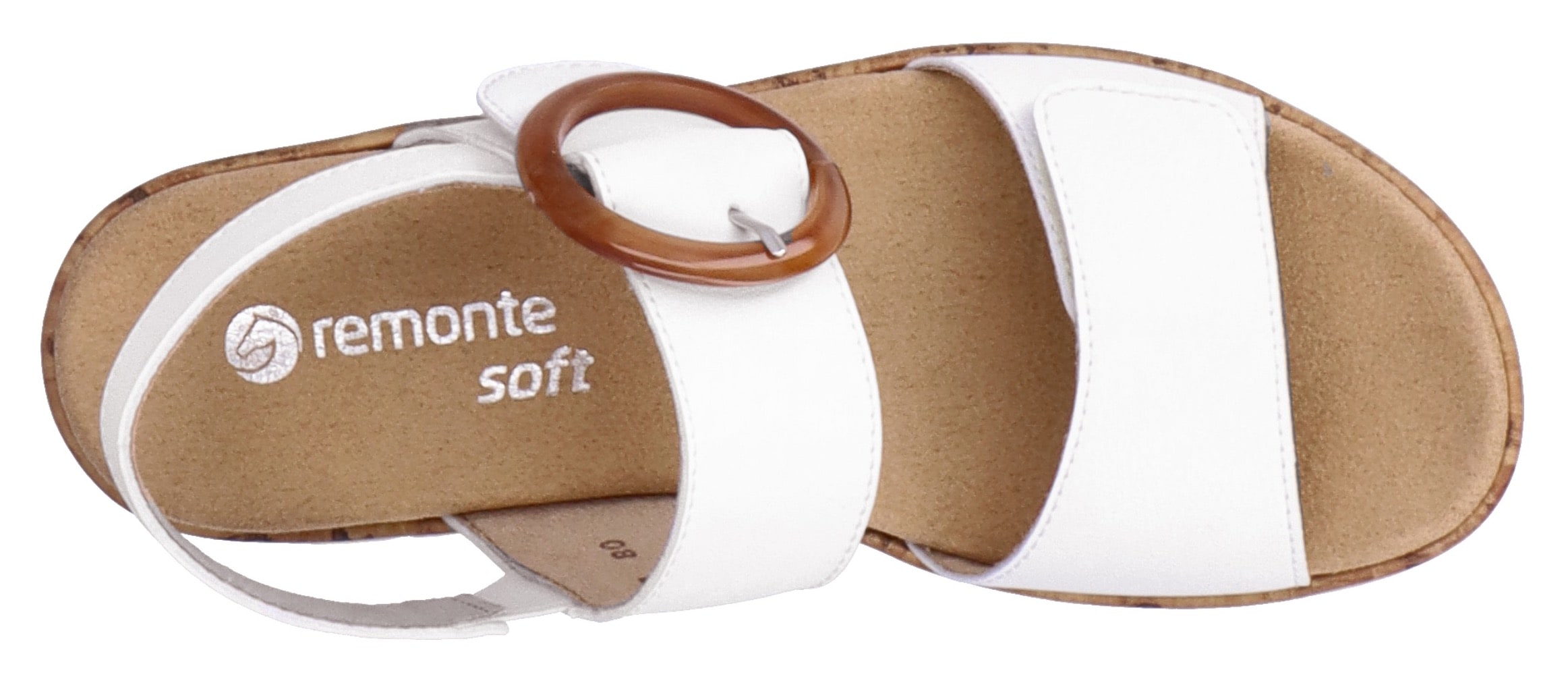 Remonte Keilsandalette, Sommerschuh, Riemchensandale, praktische Klettverschlüsse