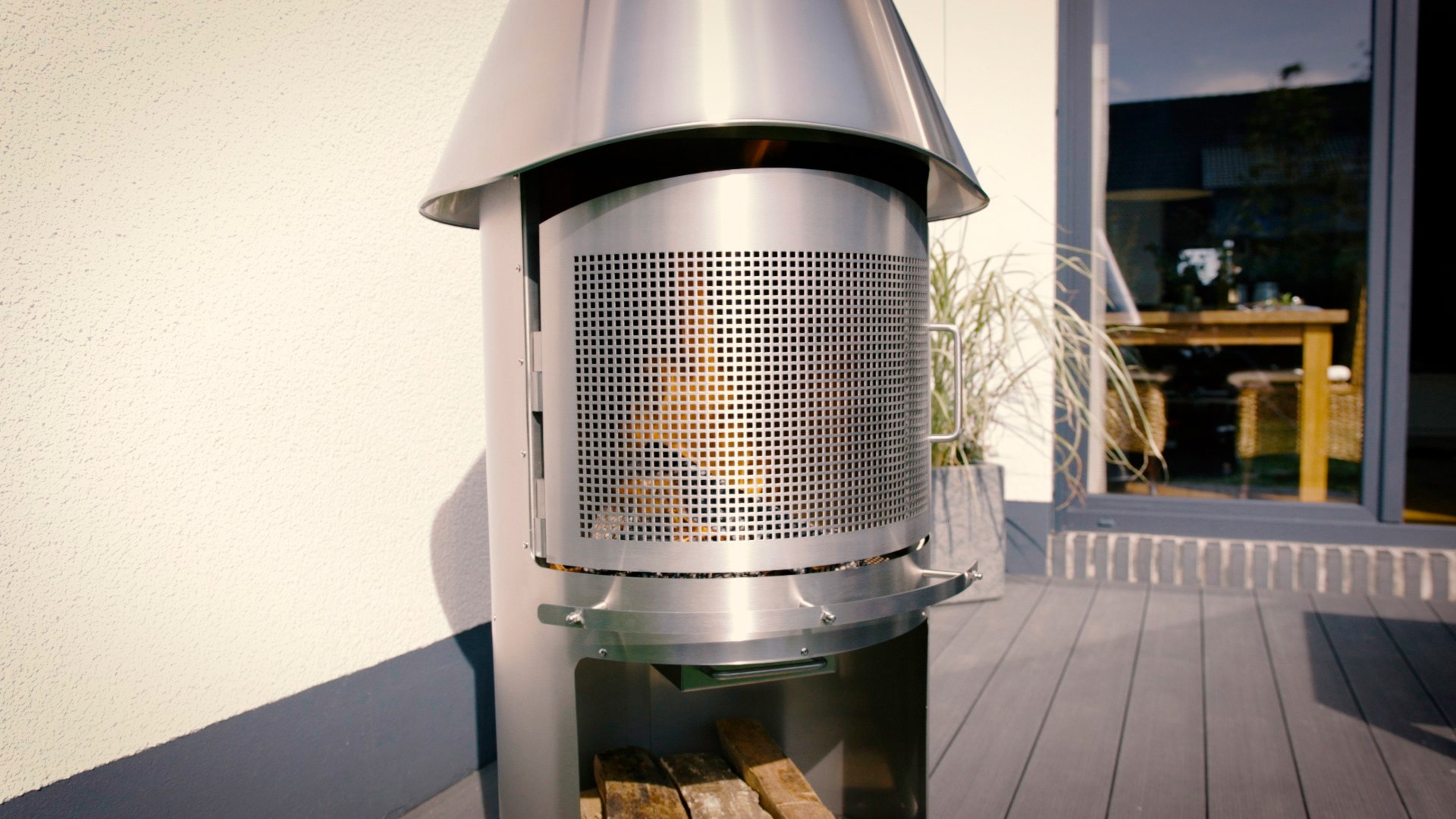 Buschbeck Funkenschutztür, für Gartenkamin »Auckland«, B/T/H: 33/12/36 cm