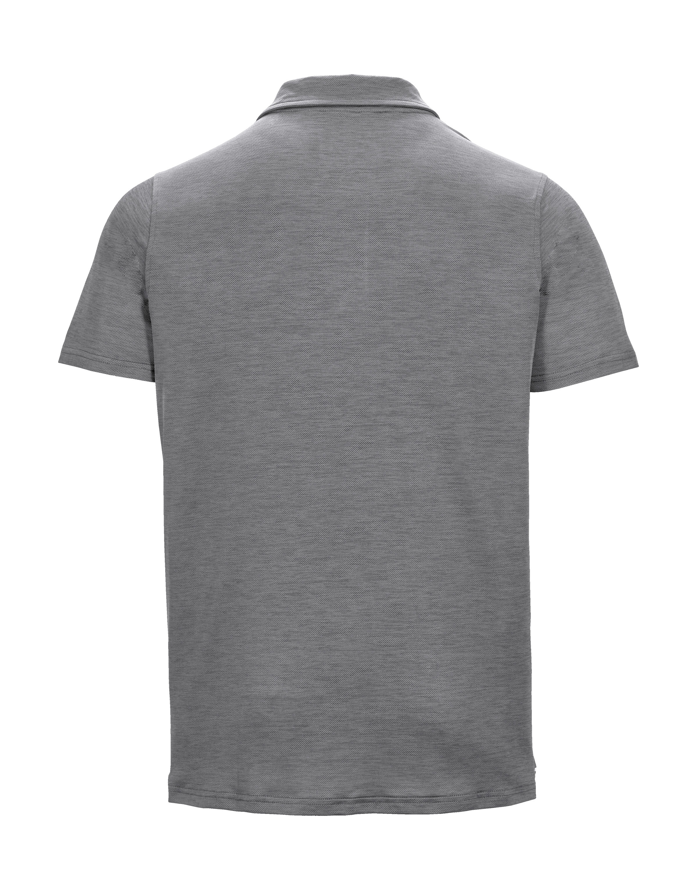 Killtec Poloshirt »Lilleo MN PL SHRT«, Feuchtigkeitstransportierendes, schnelltrocknendes Melange-Poloshirt