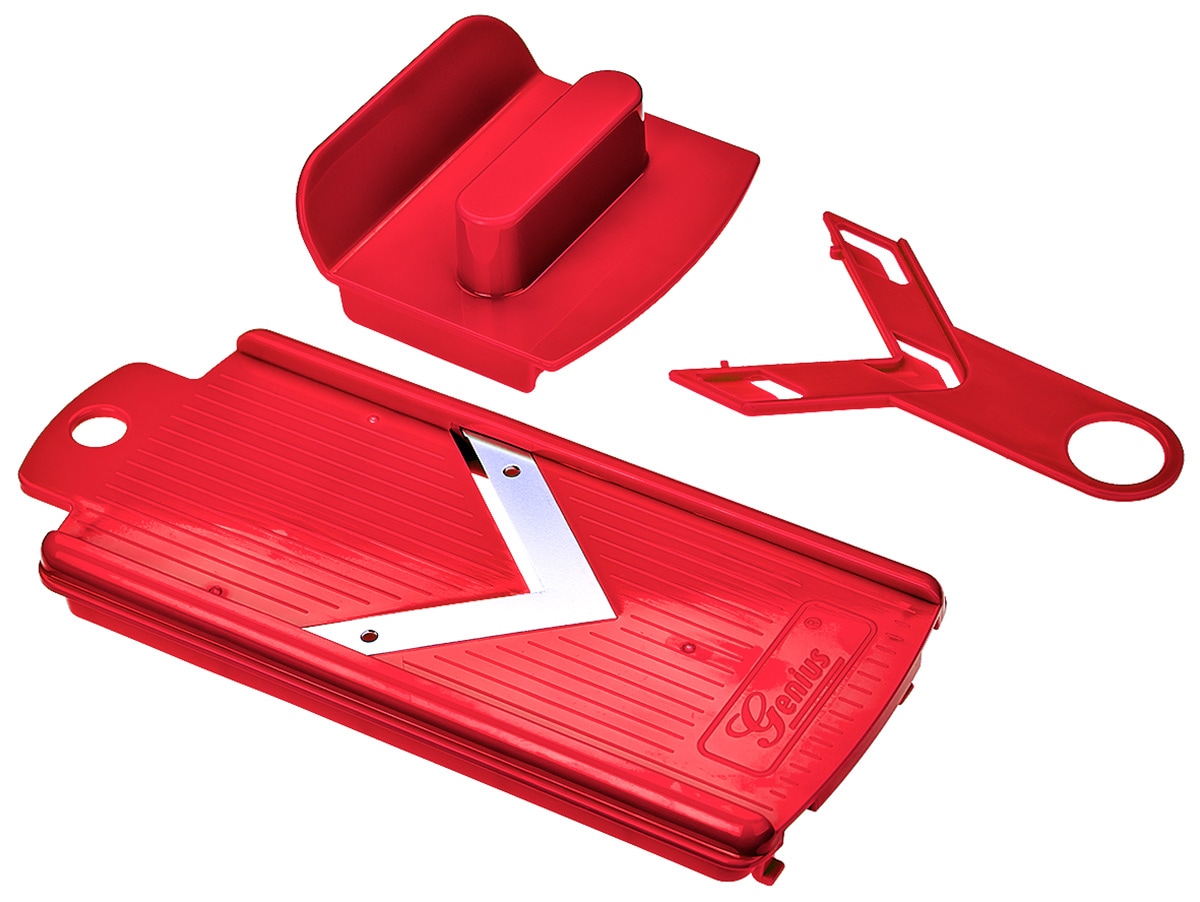 Genius Gemüseschneider »Nicer Dicer Smart, inkl. Julietti, Set 16-tlg.« Würfel, Stifte, Scheiben, Streifen, Viertel und Gehobeltes!