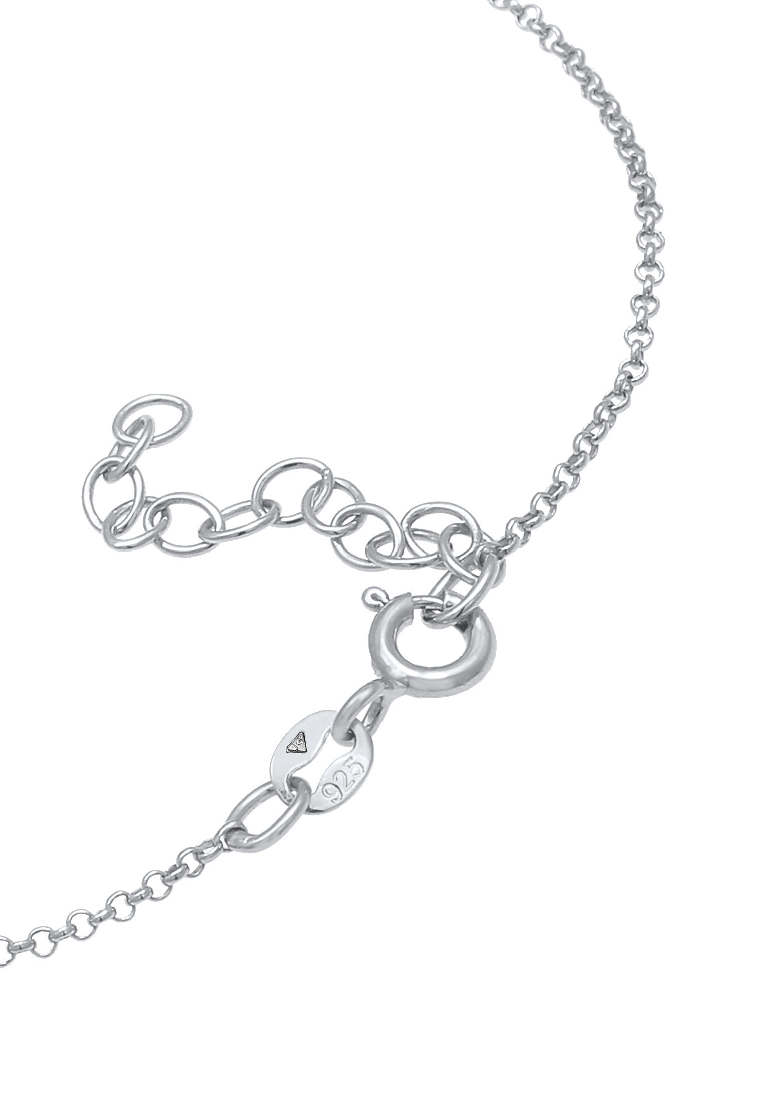 Elli Armkette »Armband Klassisch Funkelnd Zirkonia Kristalle 925 Silber«