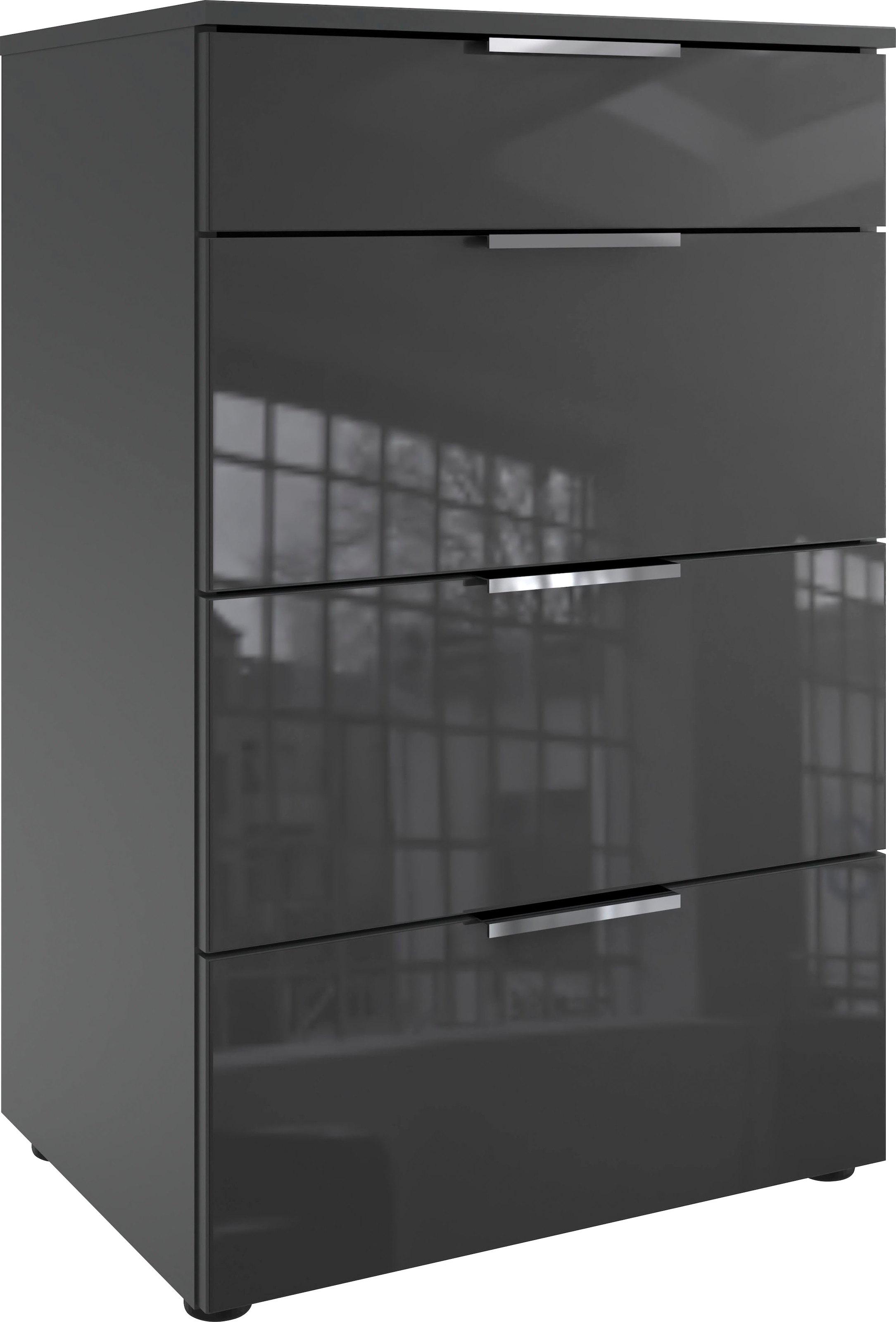 Wimex Schubkastenkommode »Level36 C by fresh to go«, mit Glaselementen auf der Front, soft-close Funktion, 54cm breit