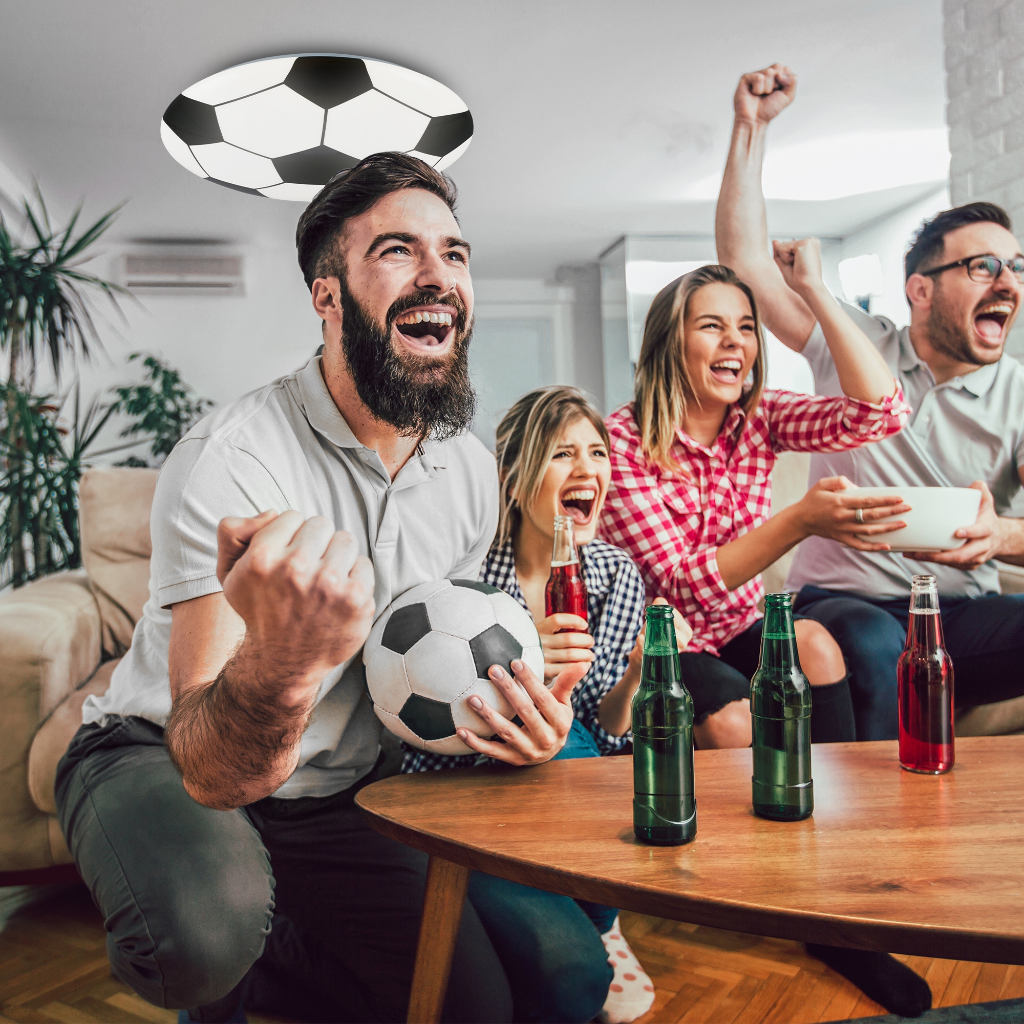 Briloner Leuchten Deckenleuchte »Deckenleuchte SOCCER«