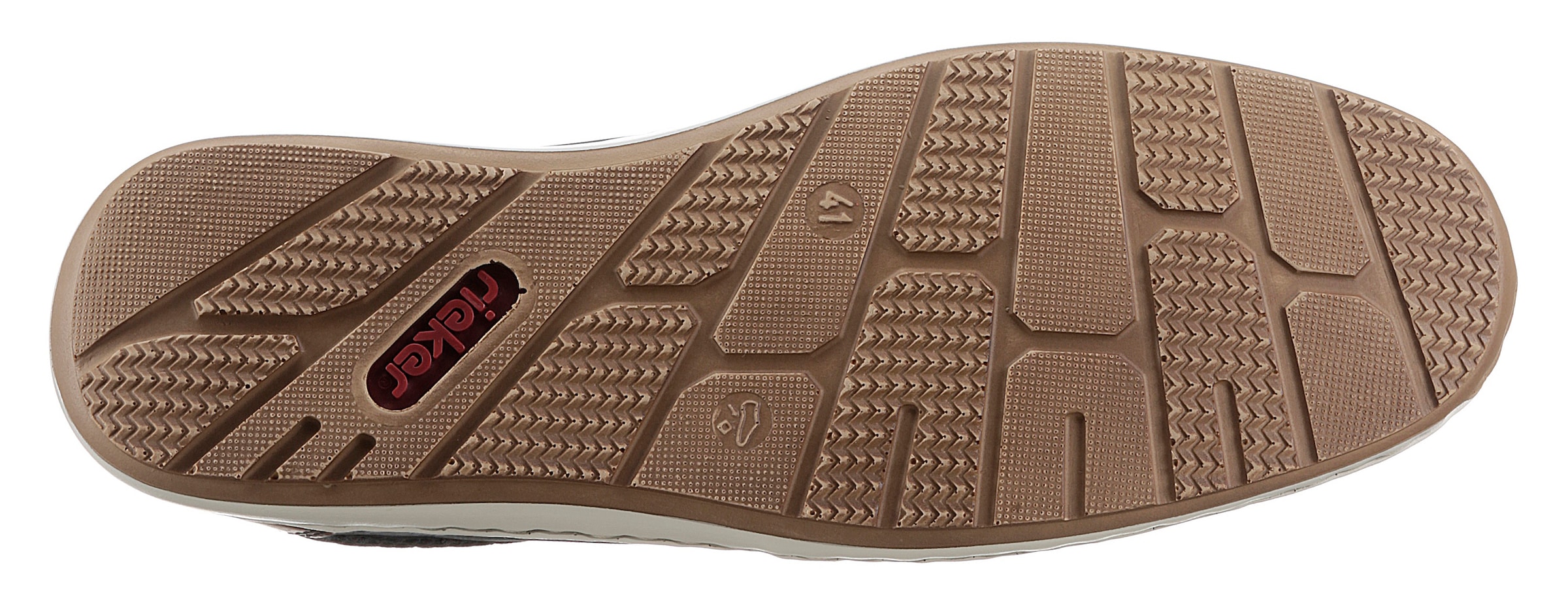 Rieker Slipper, Sommerschuh, Schlupfschuh, Freizeitschuh mit kontrastfarbenen Besätzen