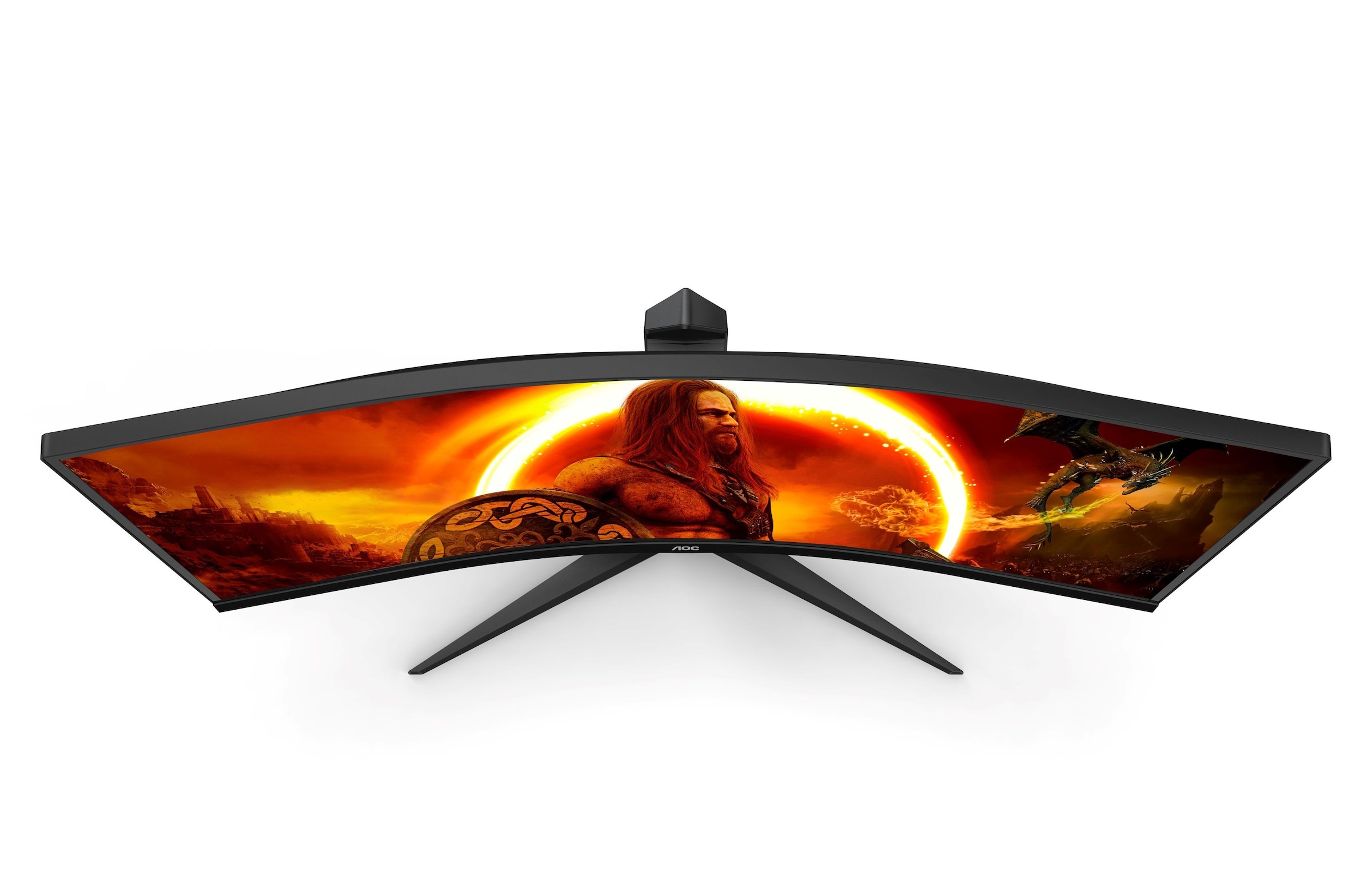 AOC Curved-Gaming-LED-Monitor »CU34G2XP/BK«, 86,4 cm/34 Zoll, 3440 x 1440 px, UWQHD, 1 ms Reaktionszeit, 180 Hz, Höhe, Drehung, Neigung